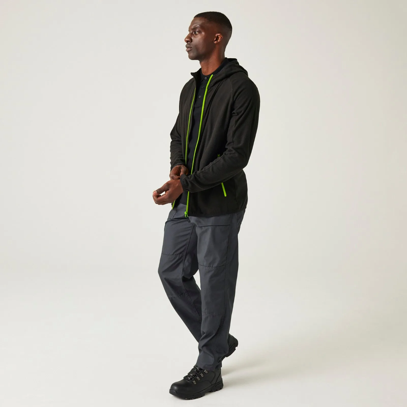 Regatta Professional Mens Navigate Hooded Full Zip Fleece