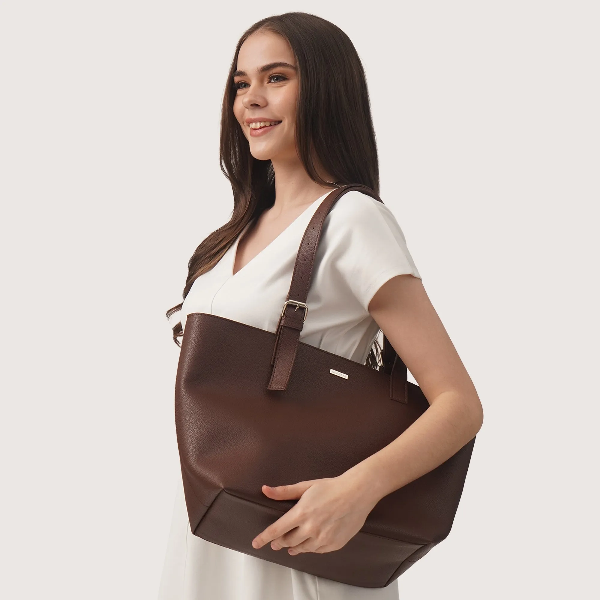 Regatta- PU Leather Beach Tote Bag