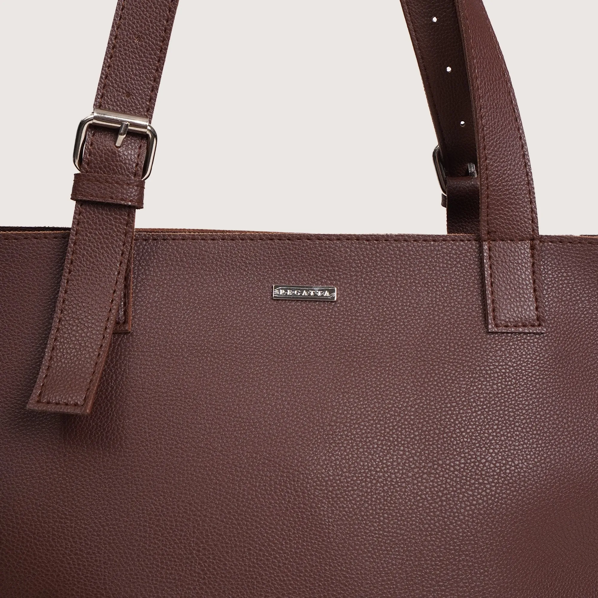 Regatta- PU Leather Beach Tote Bag