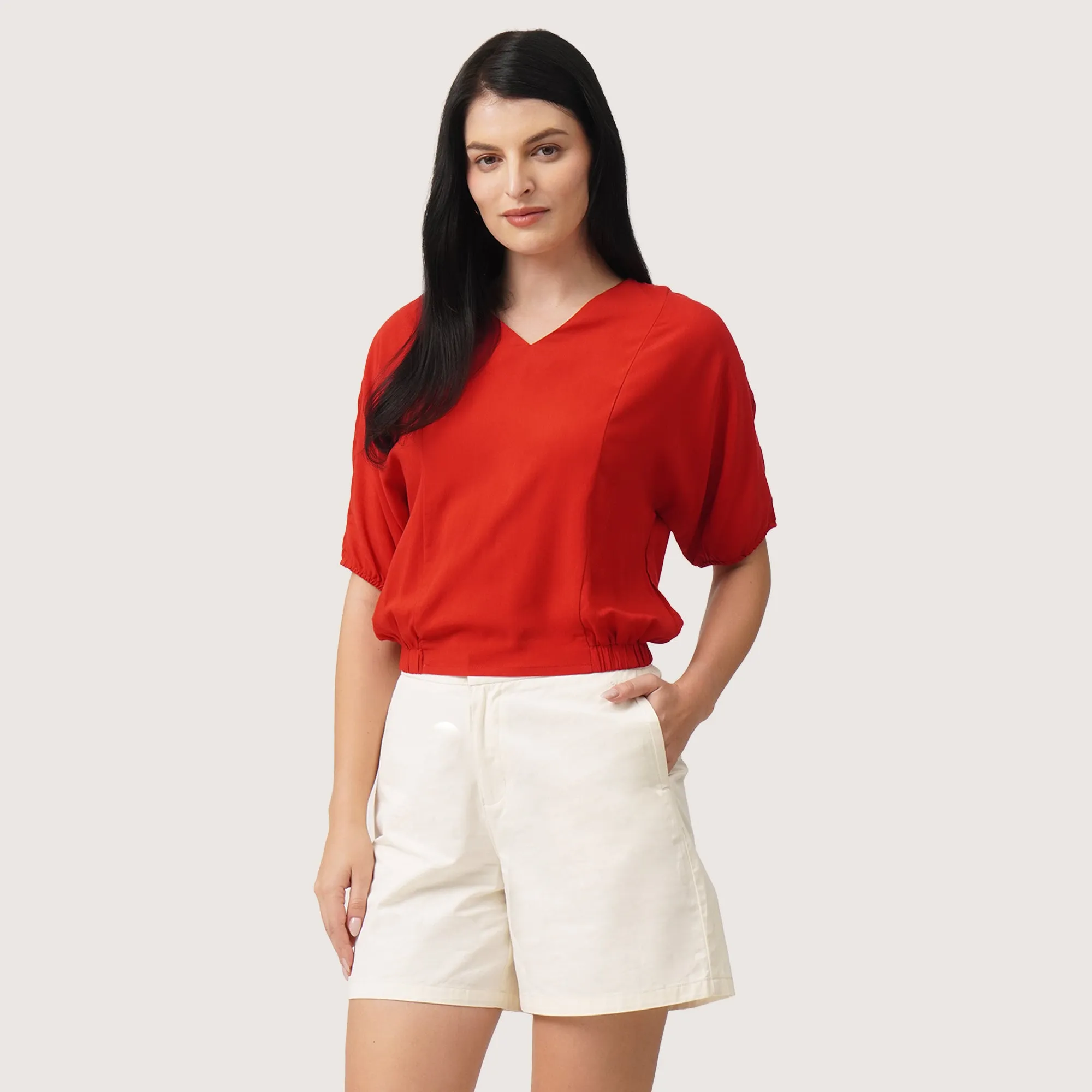 Regatta- Puff Sleeves Top