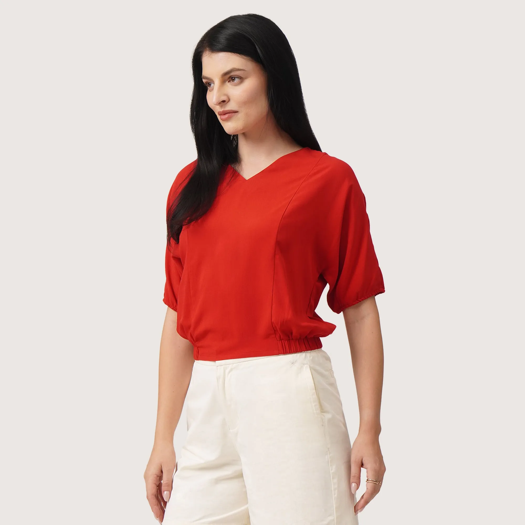 Regatta- Puff Sleeves Top
