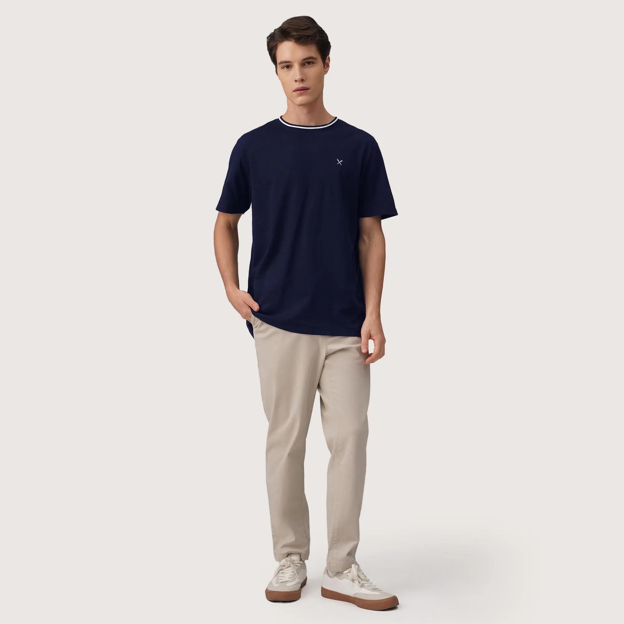 Regatta- Regular Fit Basic Tipping T-Shirt In Single Jersey