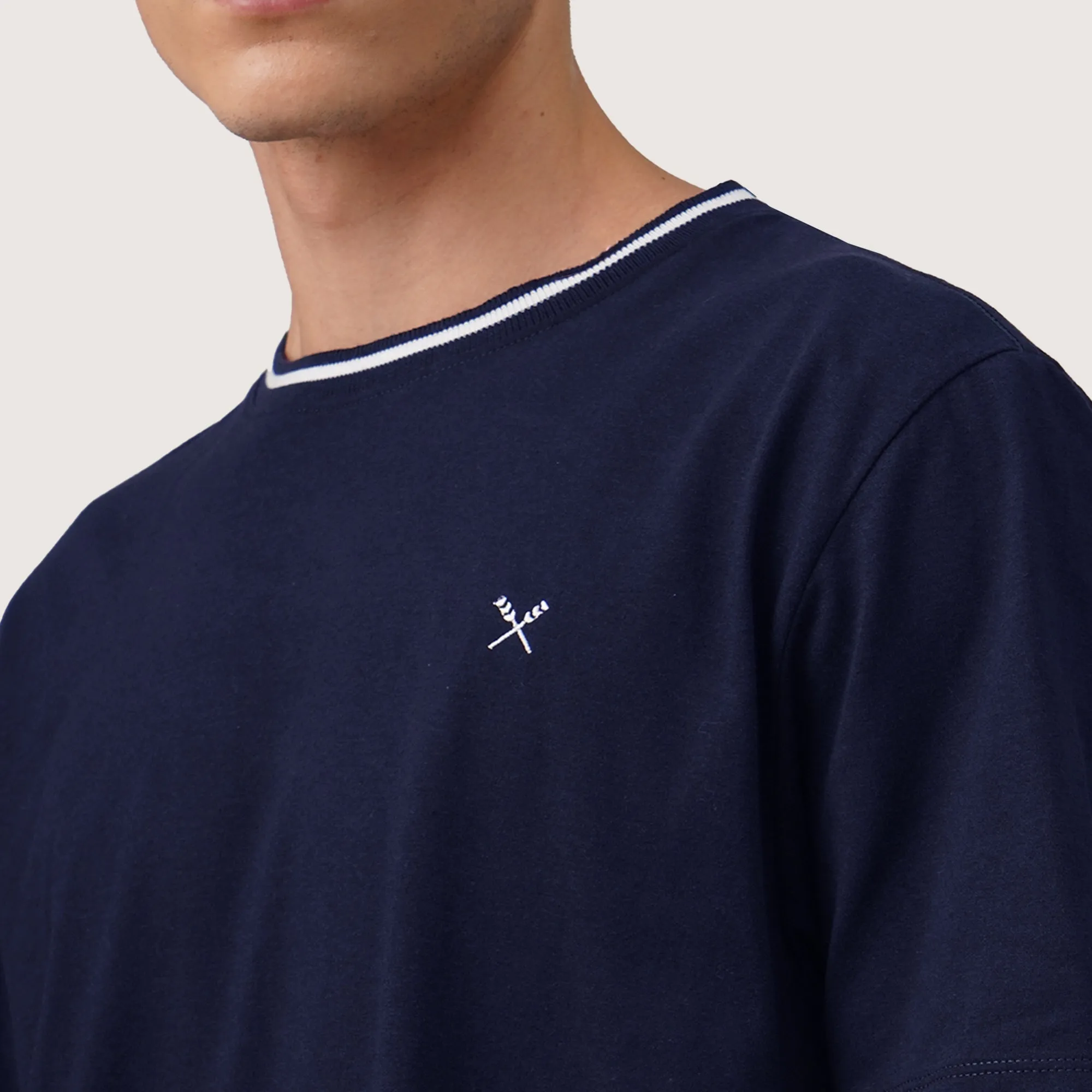Regatta- Regular Fit Basic Tipping T-Shirt In Single Jersey