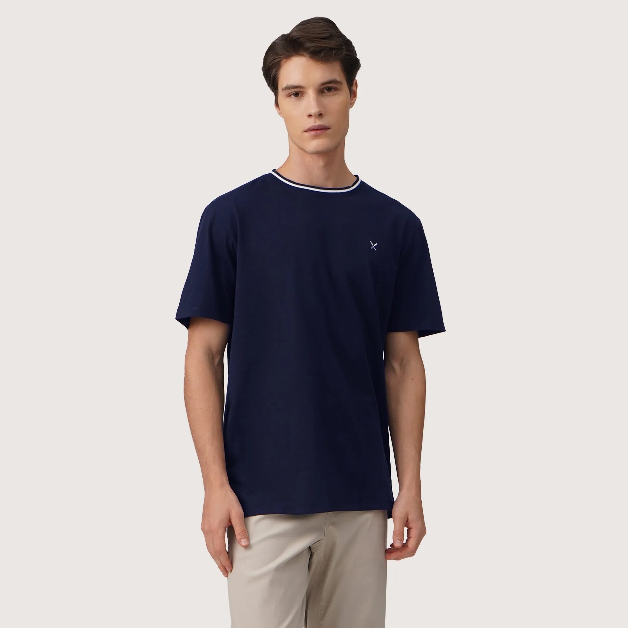 Regatta- Regular Fit Basic Tipping T-Shirt In Single Jersey