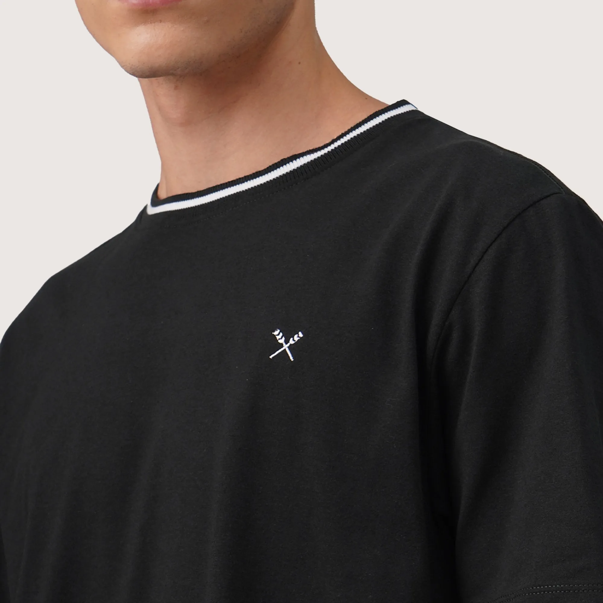 Regatta- Regular Fit Basic Tipping T-Shirt In Single Jersey