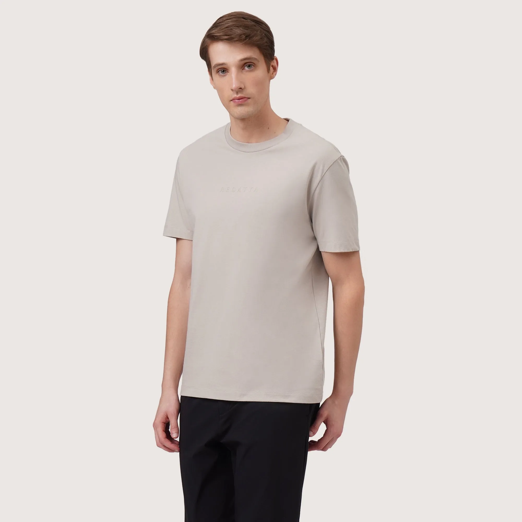 Regatta- Regular Fit Branding T-Shirt In Tonal Print
