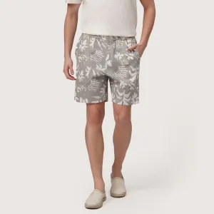 Regatta- Regular Fit Chino Shorts In Linen With All Over Print