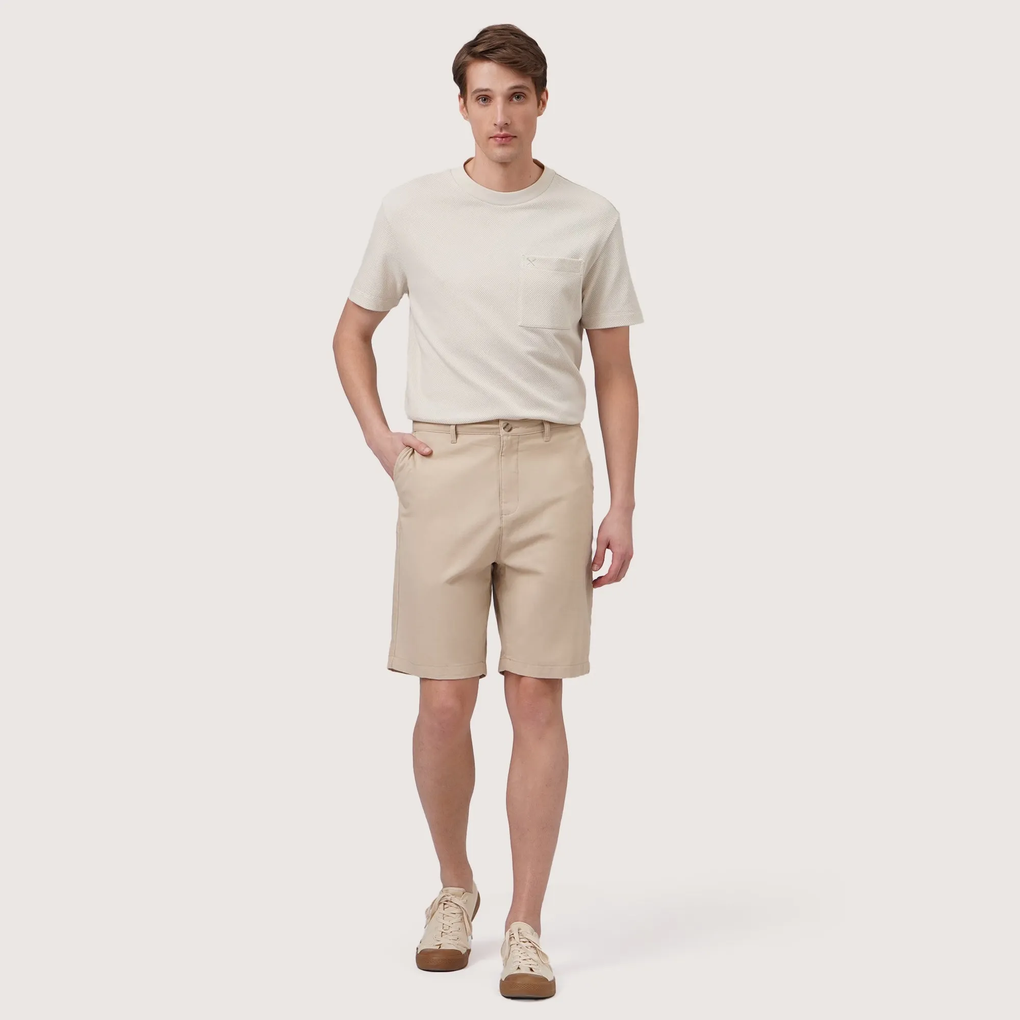 Regatta- Regular Fit Chino Shorts In Linen
