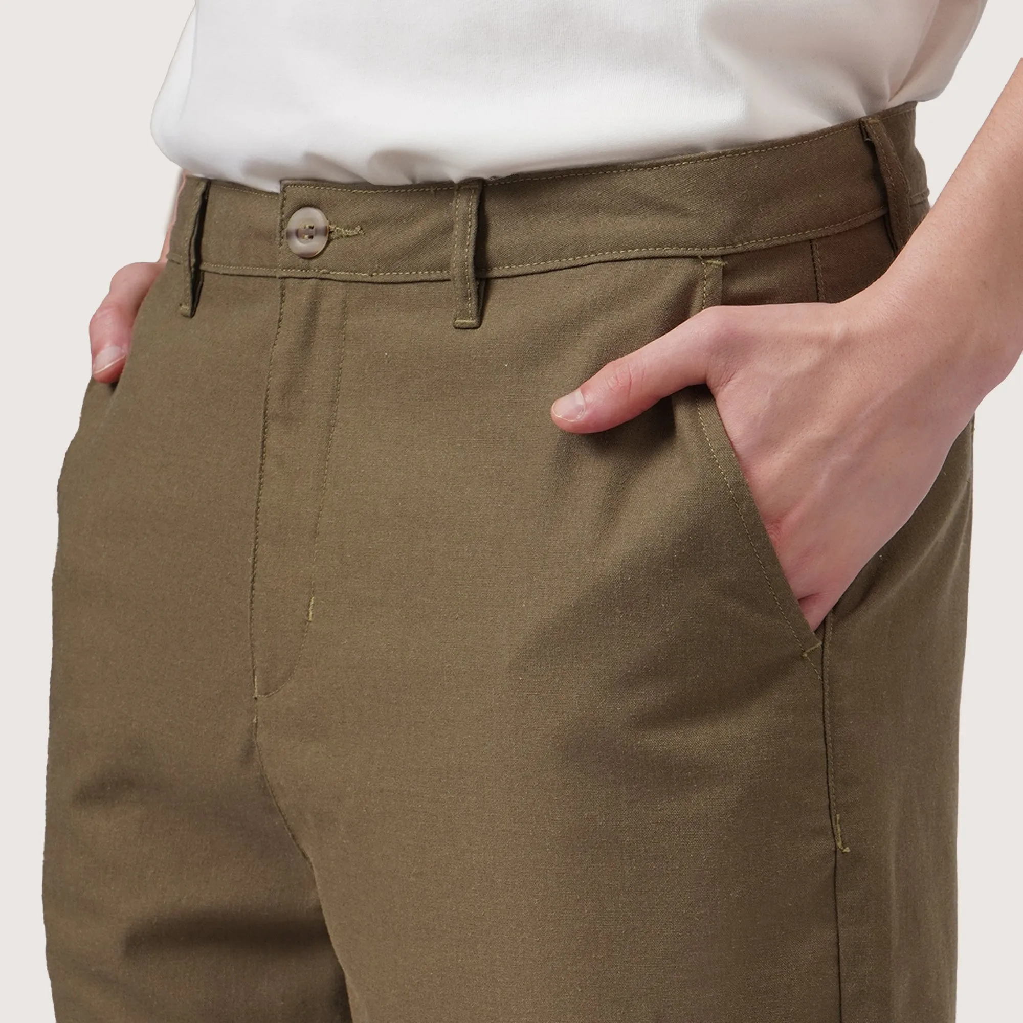 Regatta- Regular Fit Chino Shorts In Linen