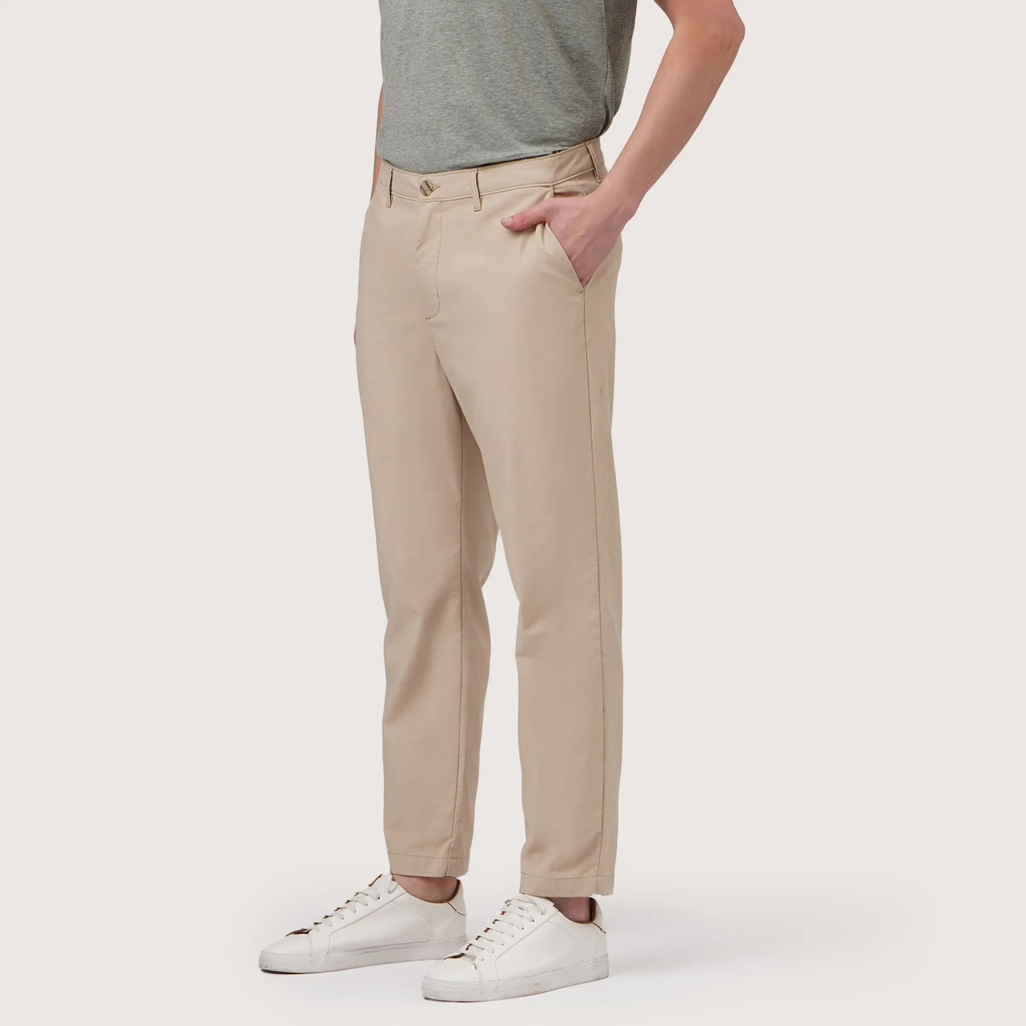 Regatta- Regular Fit Chino Trousers In Linen