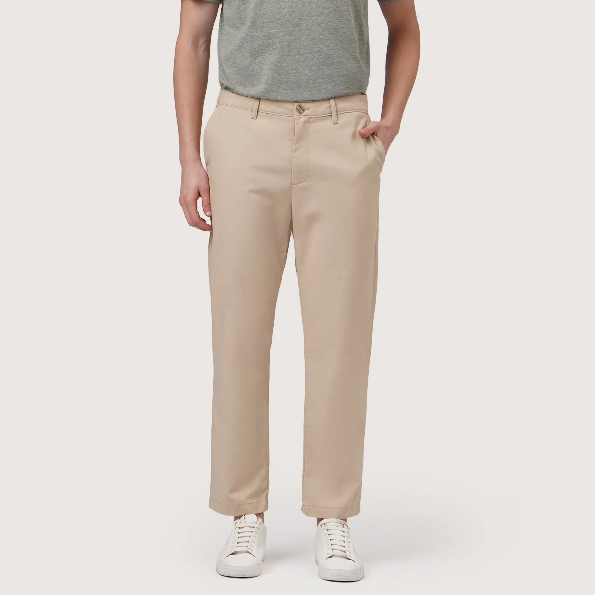 Regatta- Regular Fit Chino Trousers In Linen