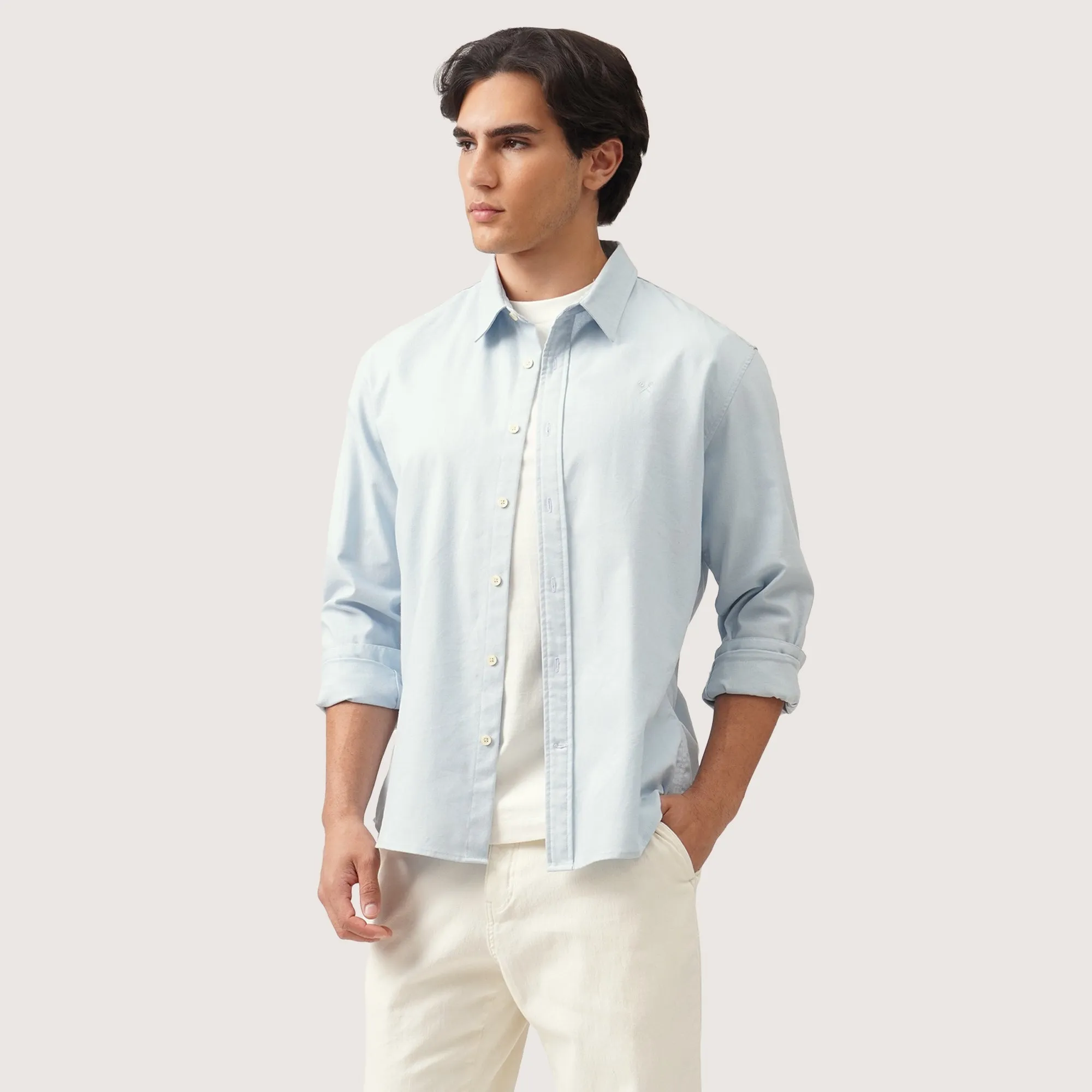 Regatta- Regular Fit Long Sleeve Shirt In Linen