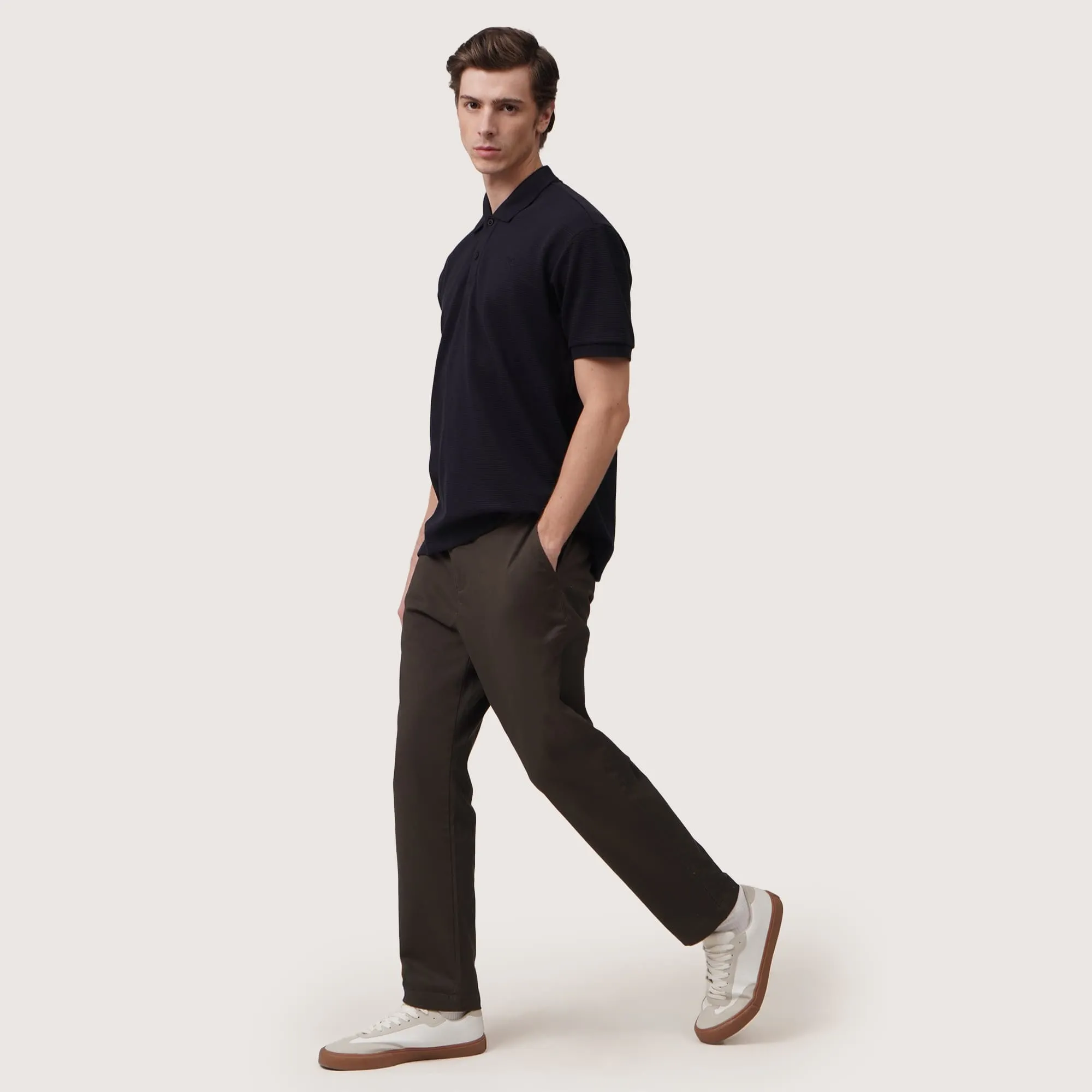 Regatta- Regular Fit Polo Shirt In Textured Knit Fabric