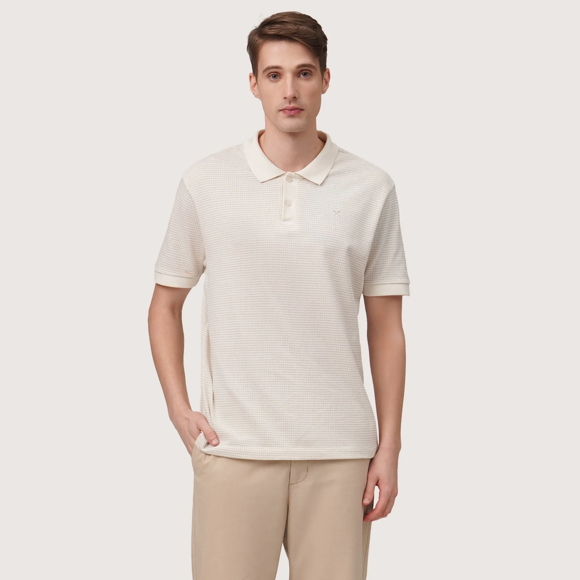 Regatta- Regular Fit Polo Shirt In Two-Tone Jacquard