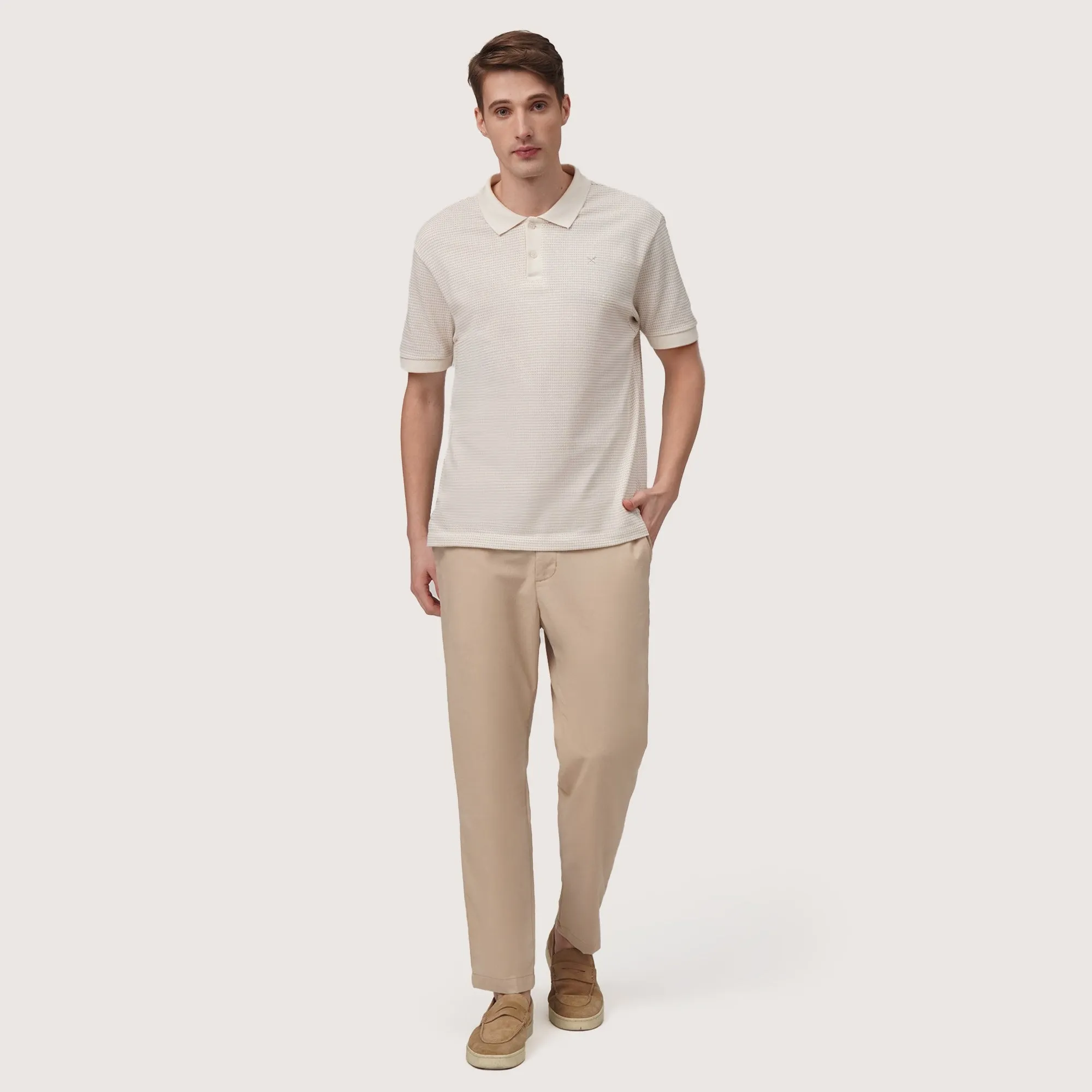 Regatta- Regular Fit Polo Shirt In Two-Tone Jacquard