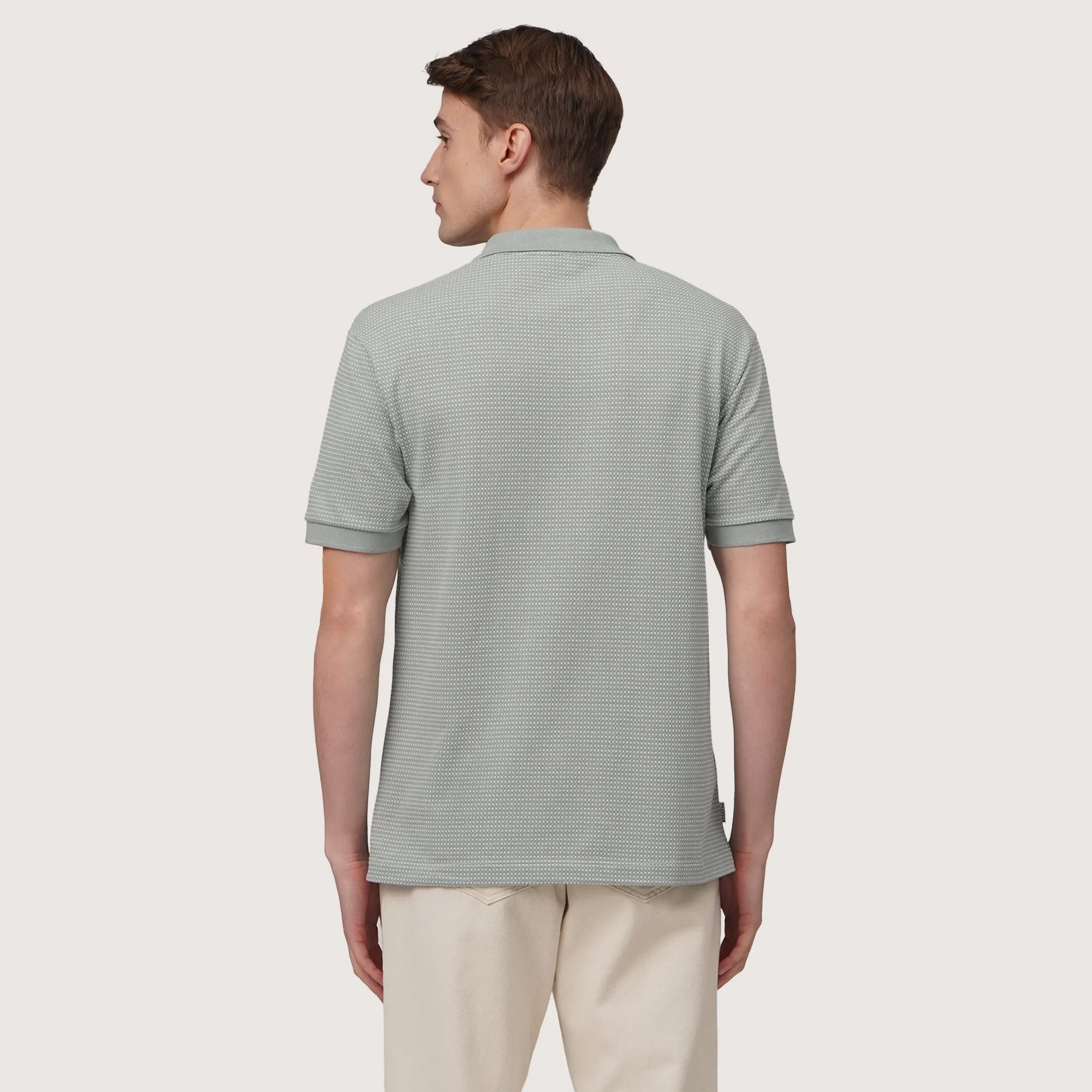 Regatta- Regular Fit Polo Shirt In Two-Tone Jacquard