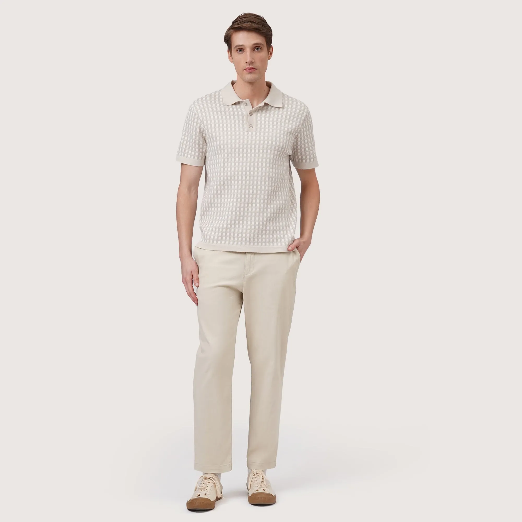 Regatta- Regular Fit Polo Shirt With Contrast Details In Jacquard Knit
