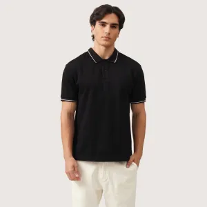 Regatta- Regular Fit Polo Shirt With Contrast Tipping Detail In Honeycomb Pique