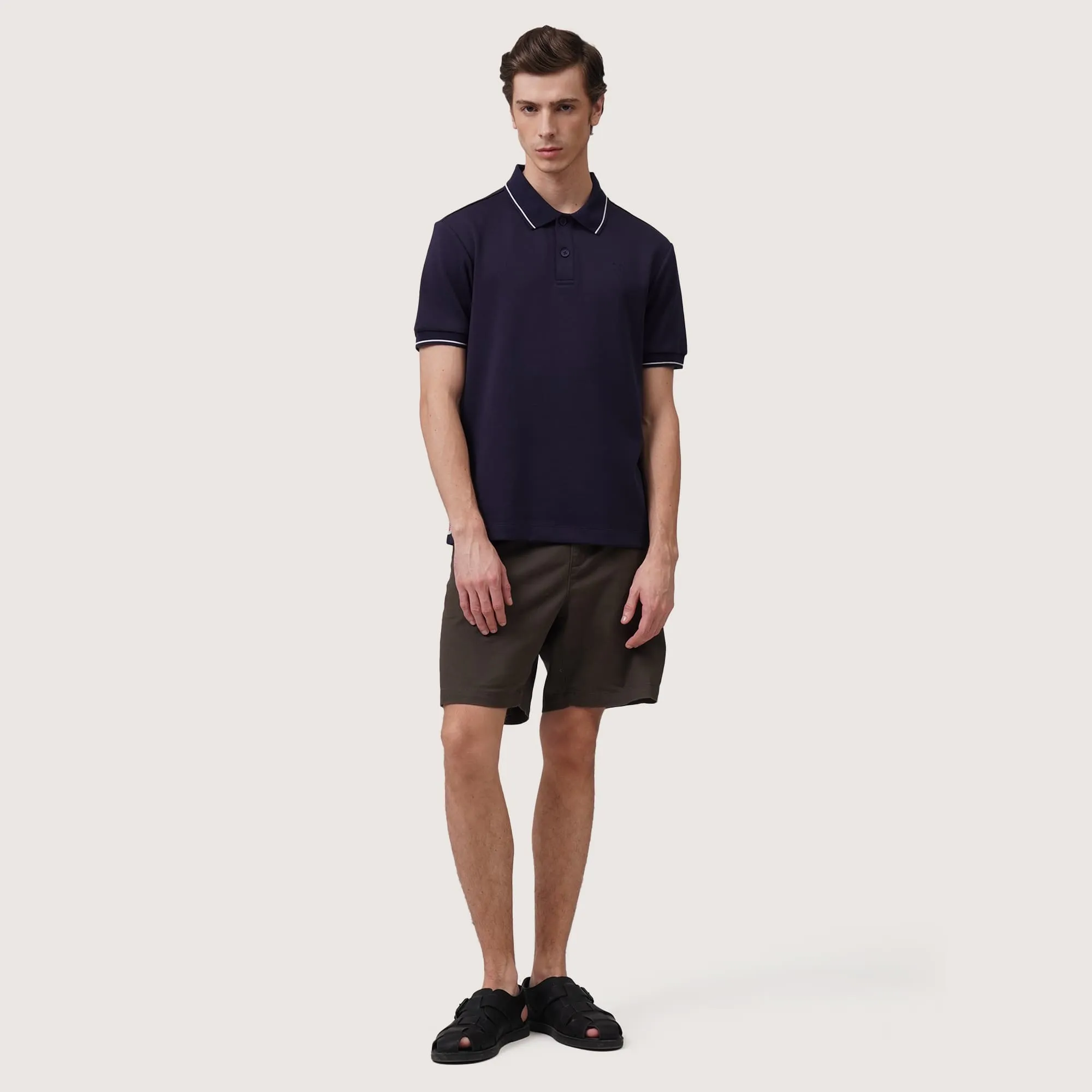 Regatta- Regular Fit Polo Shirt With Contrast Tipping Detail In Honeycomb Pique