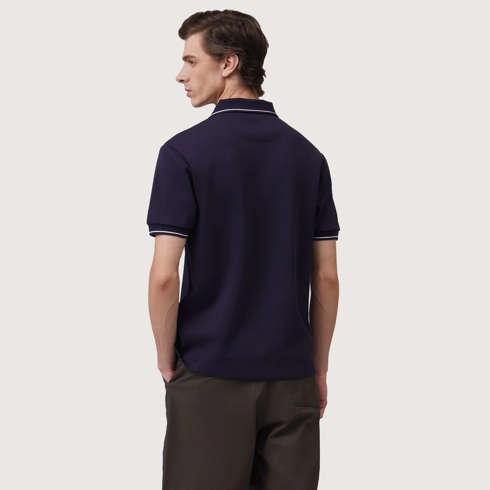 Regatta- Regular Fit Polo Shirt With Contrast Tipping Detail In Honeycomb Pique