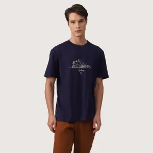 Regatta- Regular Fit Round Neck Graphic T-Shirt In Single Jersey