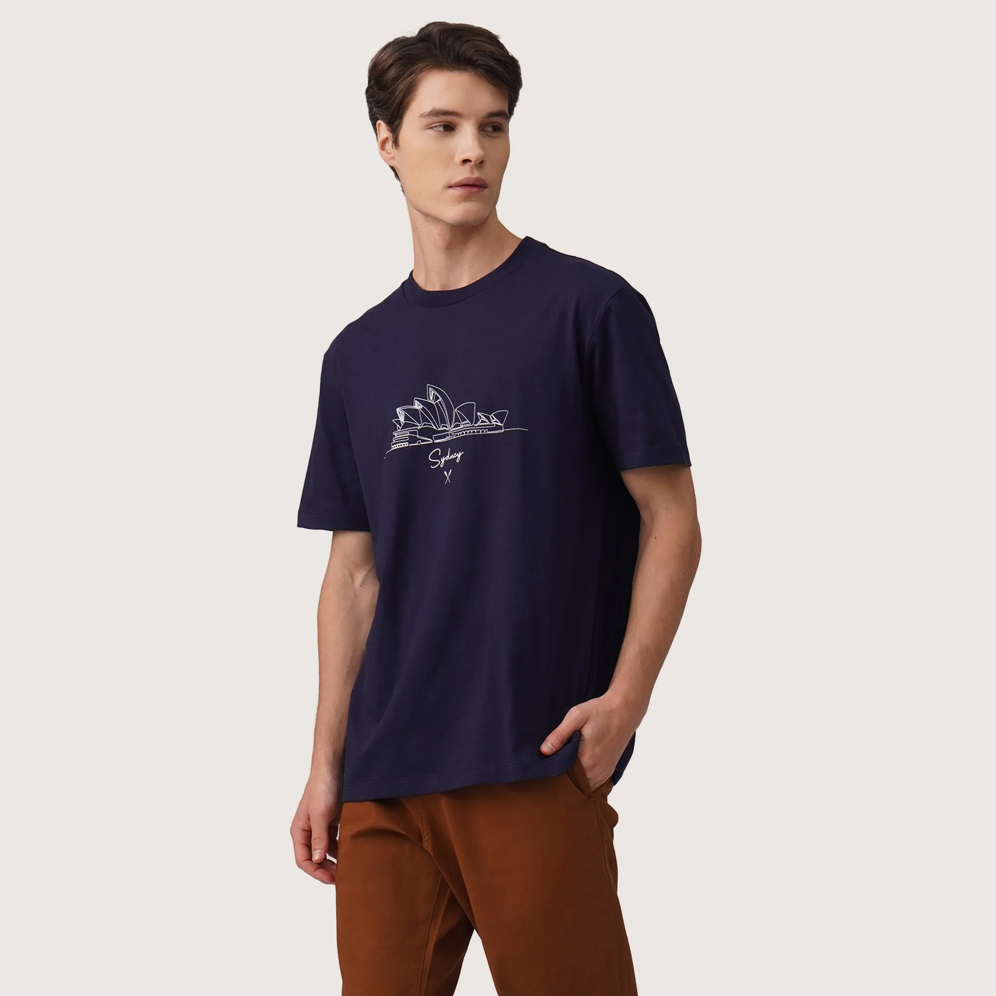 Regatta- Regular Fit Round Neck Graphic T-Shirt In Single Jersey
