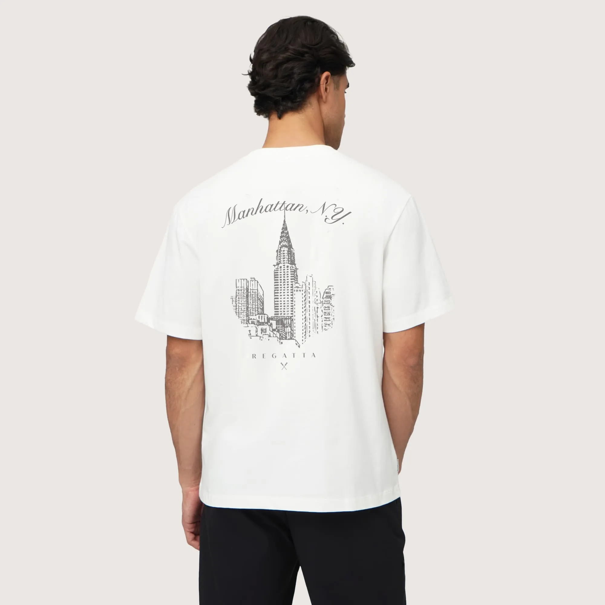 Regatta- Regular Fit Round Neck Graphic T-Shirt In Single Jersey