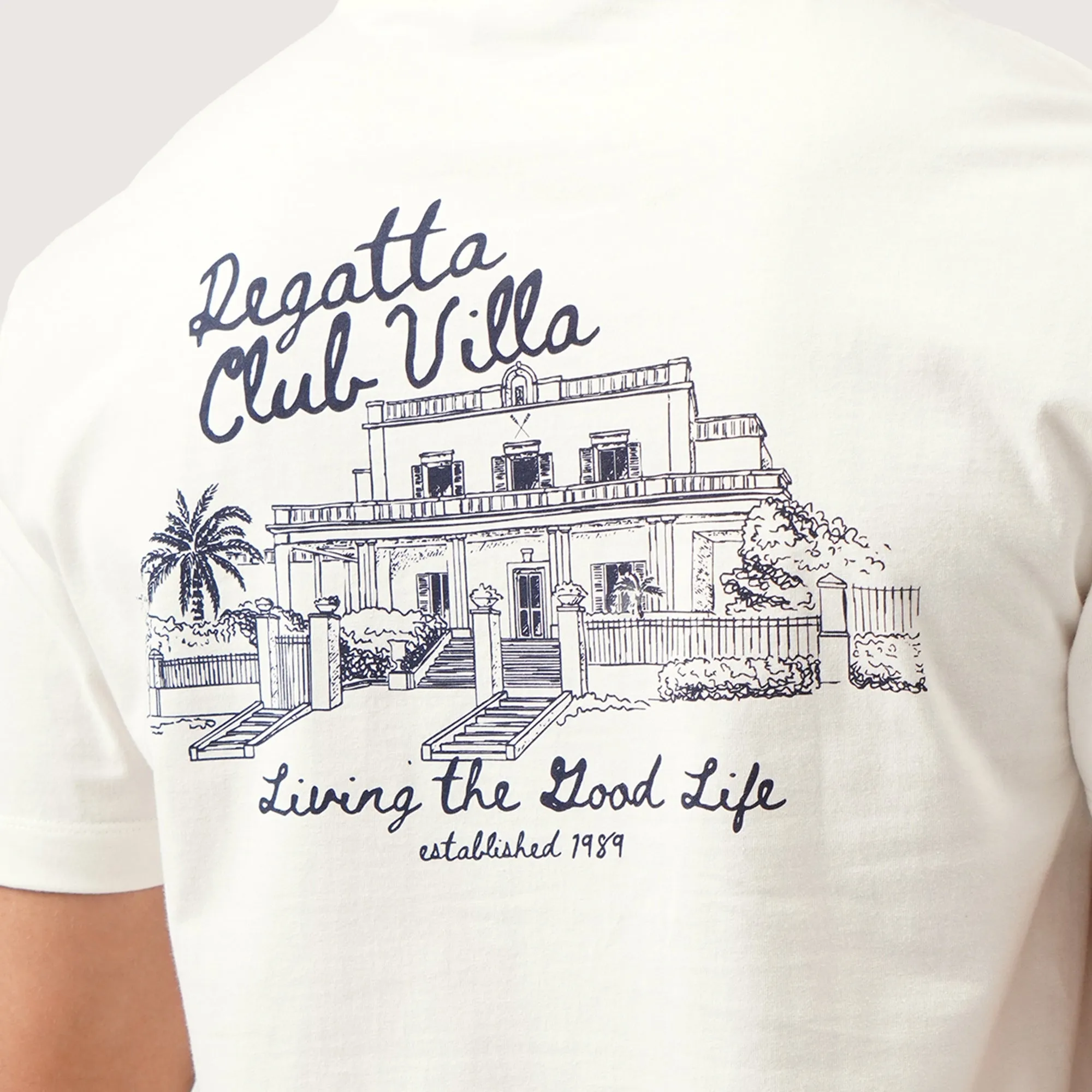 Regatta- Regular Fit Round Neck Graphic T-Shirt In Single Jersey