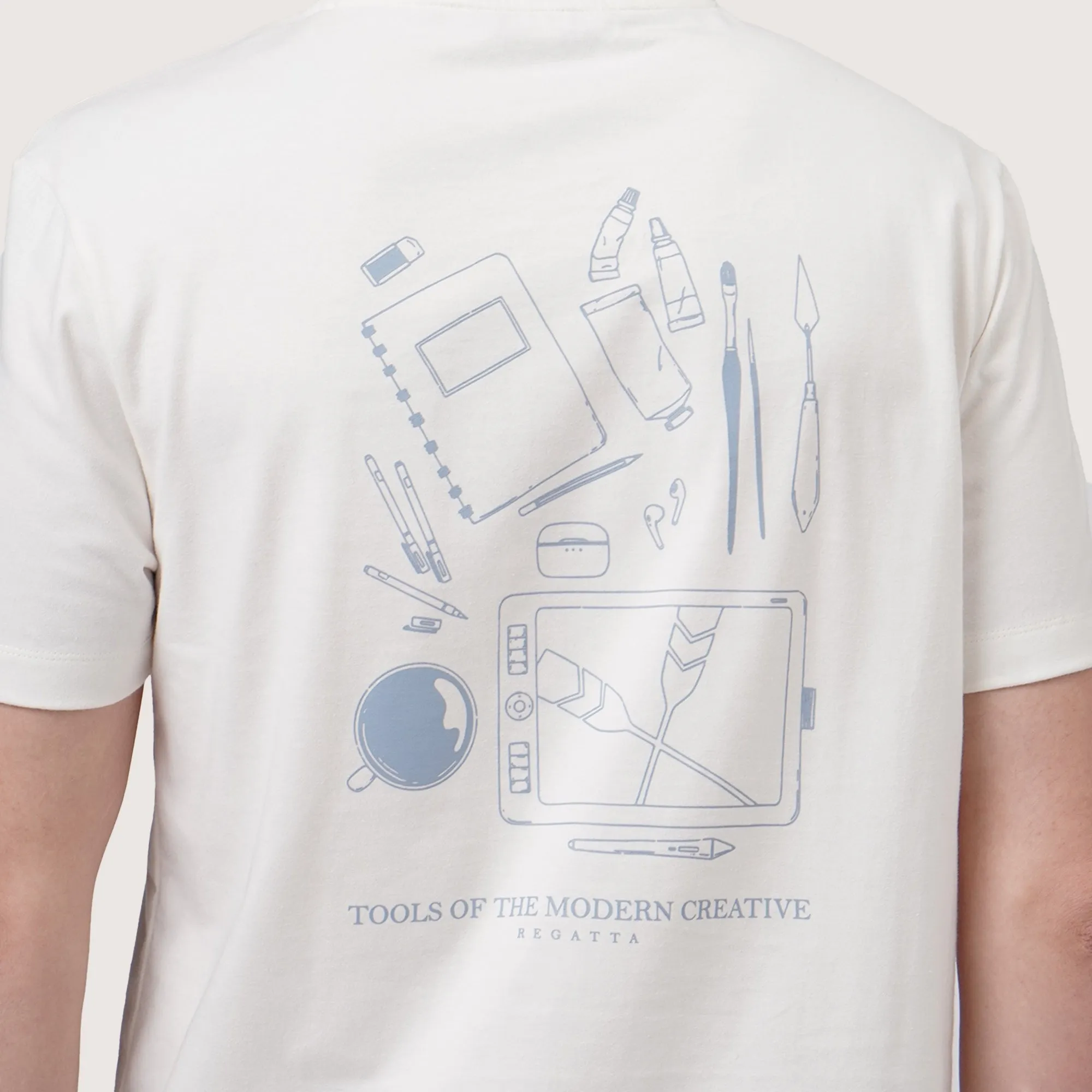 Regatta- Regular Fit Round Neck Graphic T-Shirt