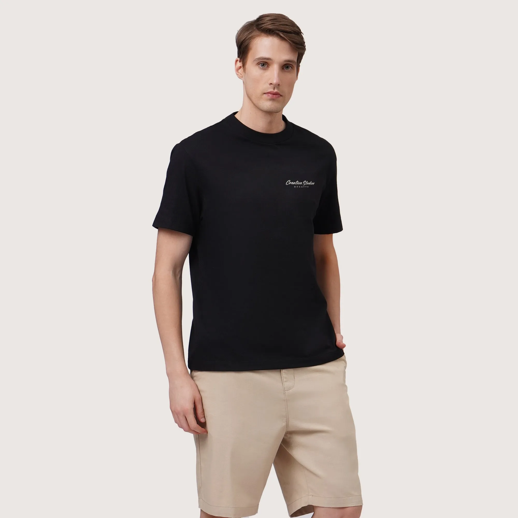 Regatta- Regular Fit Round Neck Graphic T-Shirt