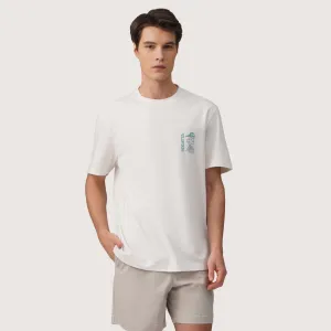 Regatta- Regular Fit Round Neck T-Shirt In Heavy Jersey With Flocking Print