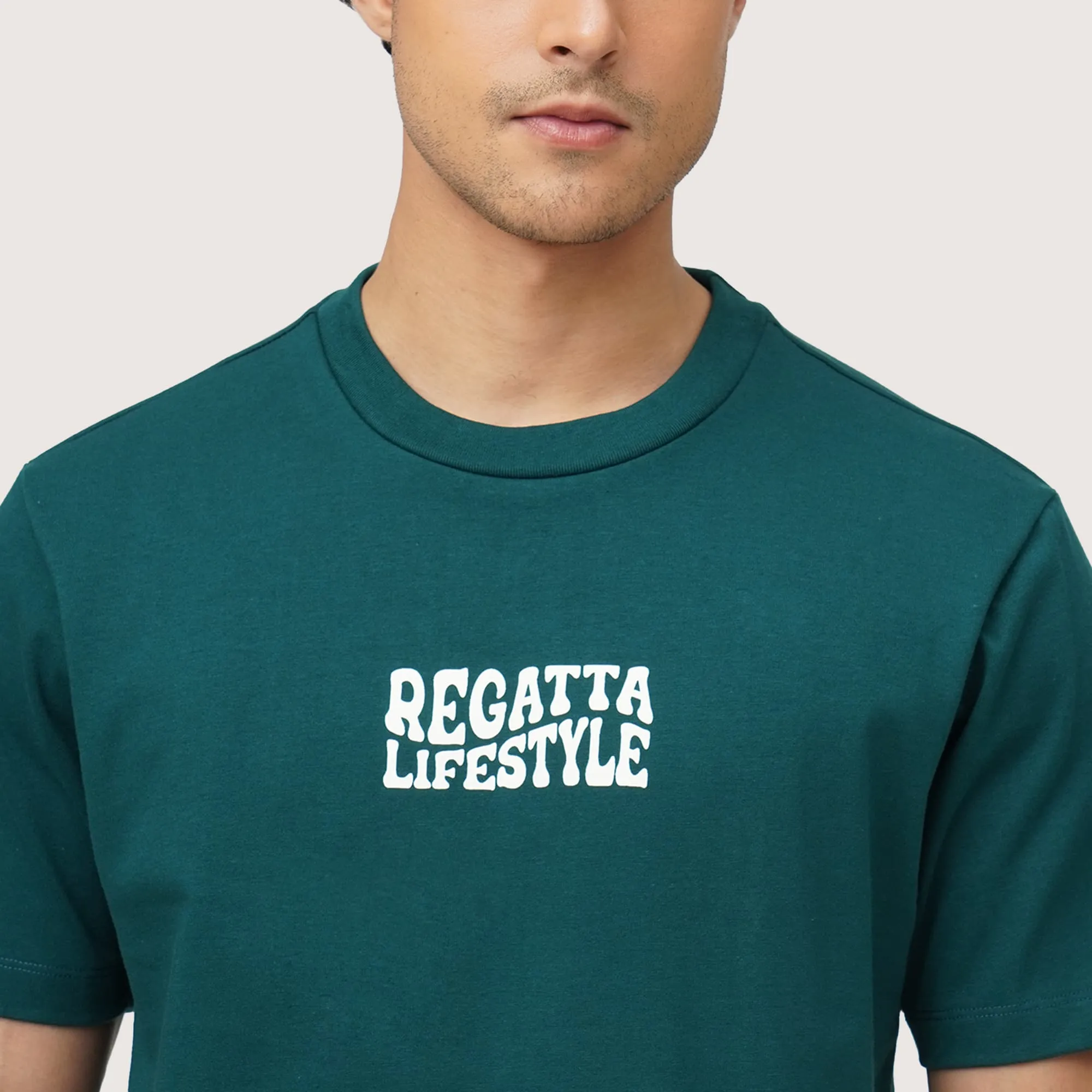 Regatta- Regular Fit Round Neck T-Shirt In Heavy Jersey