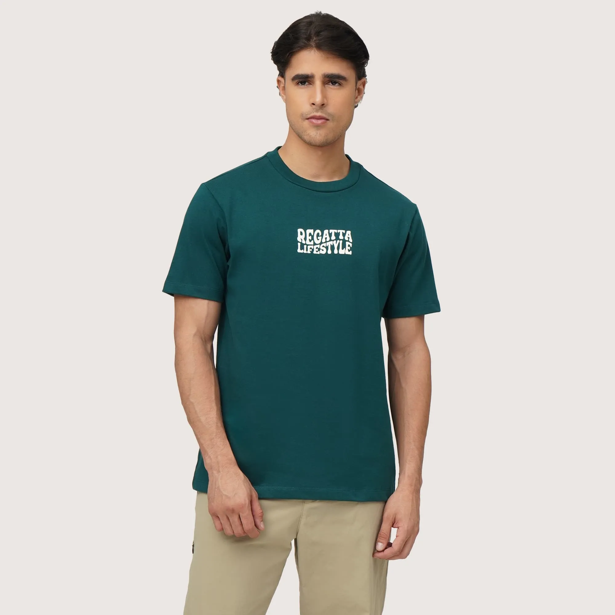 Regatta- Regular Fit Round Neck T-Shirt In Heavy Jersey