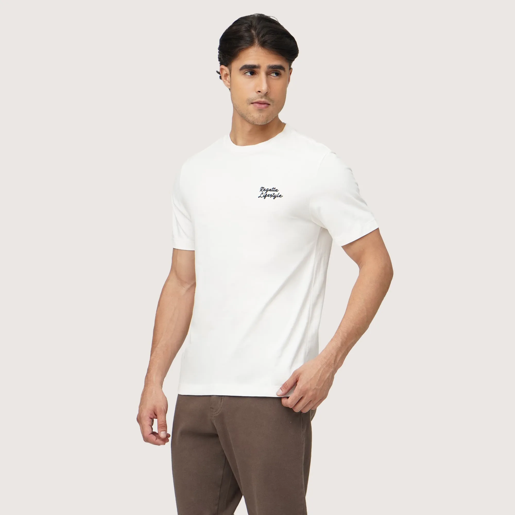 Regatta- Regular Fit Round Neck T-Shirt In Heavy Jersey