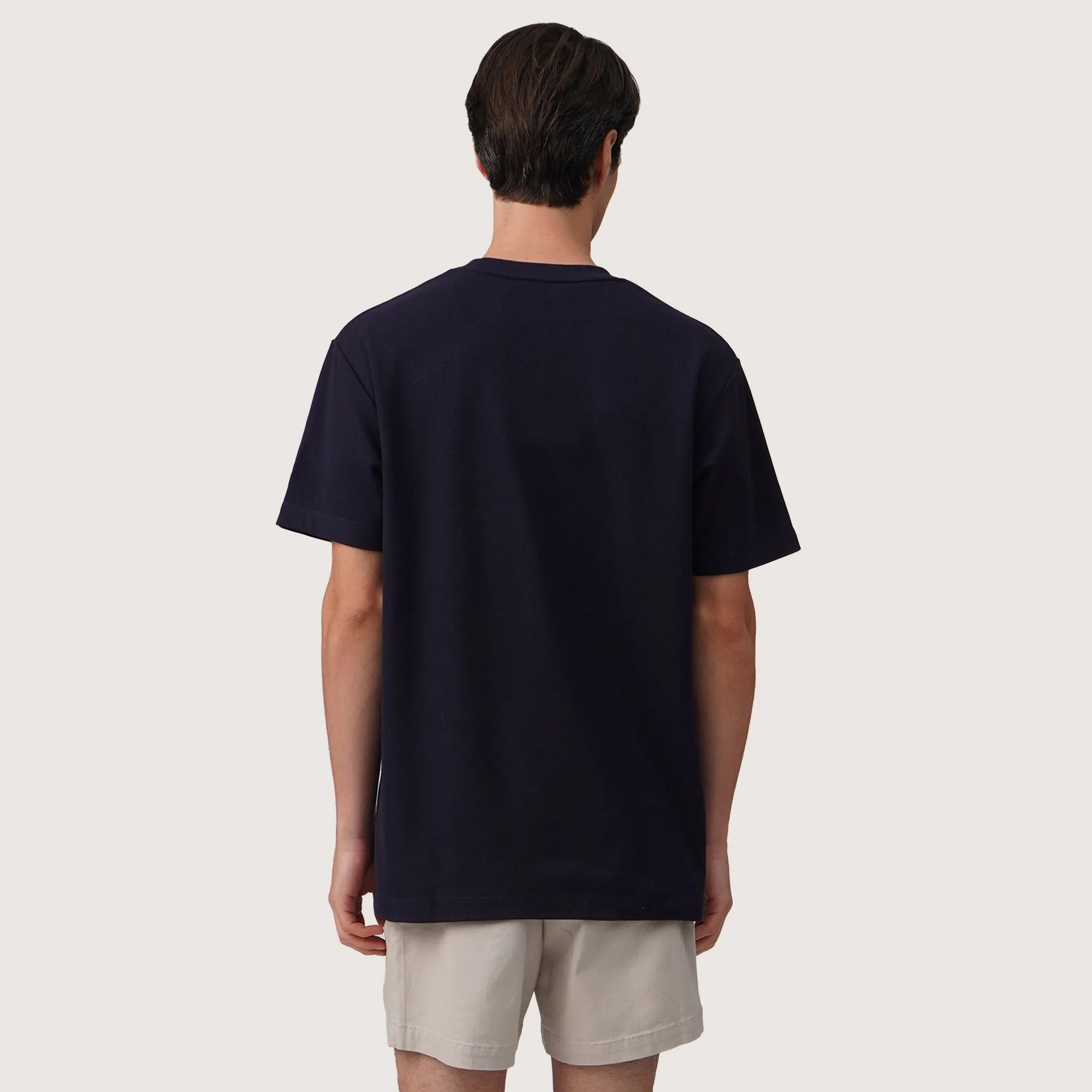 Regatta- Regular Fit Round Neck T-Shirt In Honeycomb Pique With Patch Pocket
