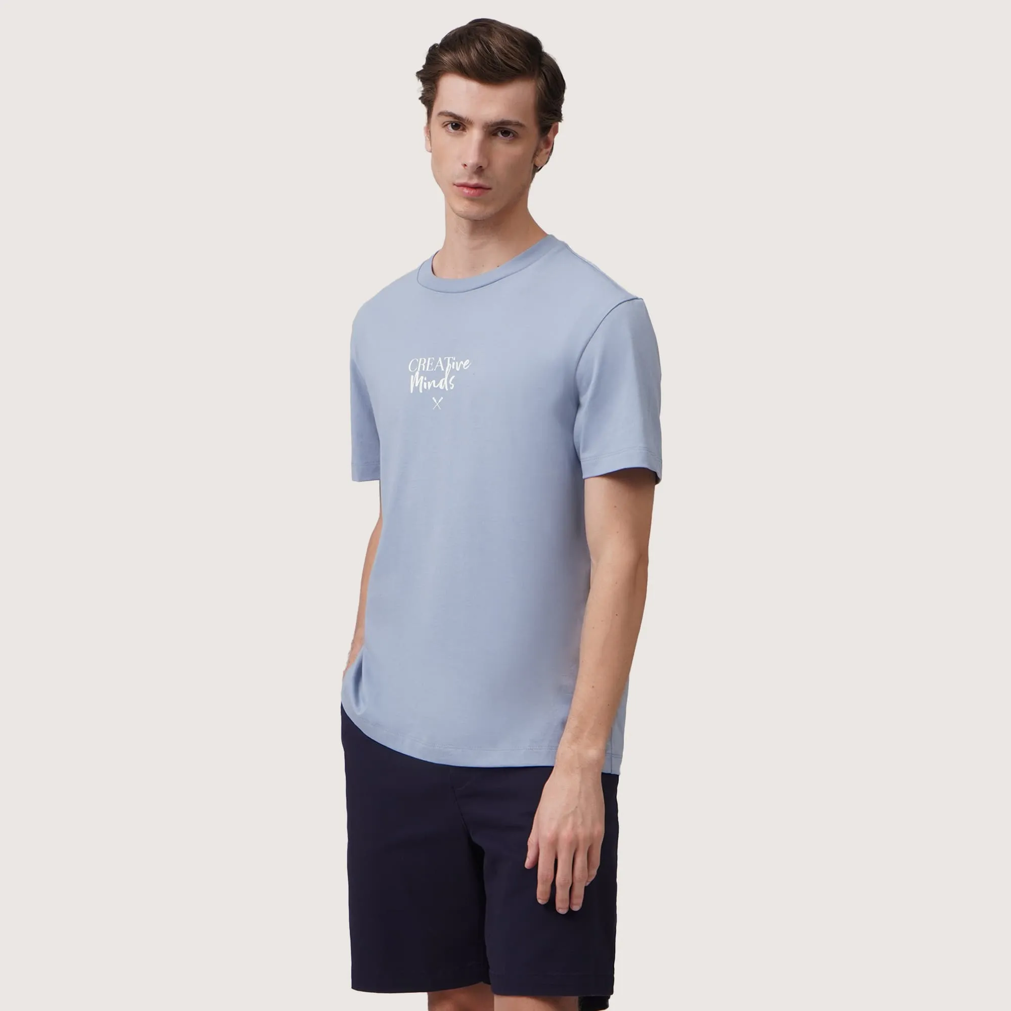 Regatta- Regular Fit Round Neck T-Shirt In Single Jersey With Flat Print