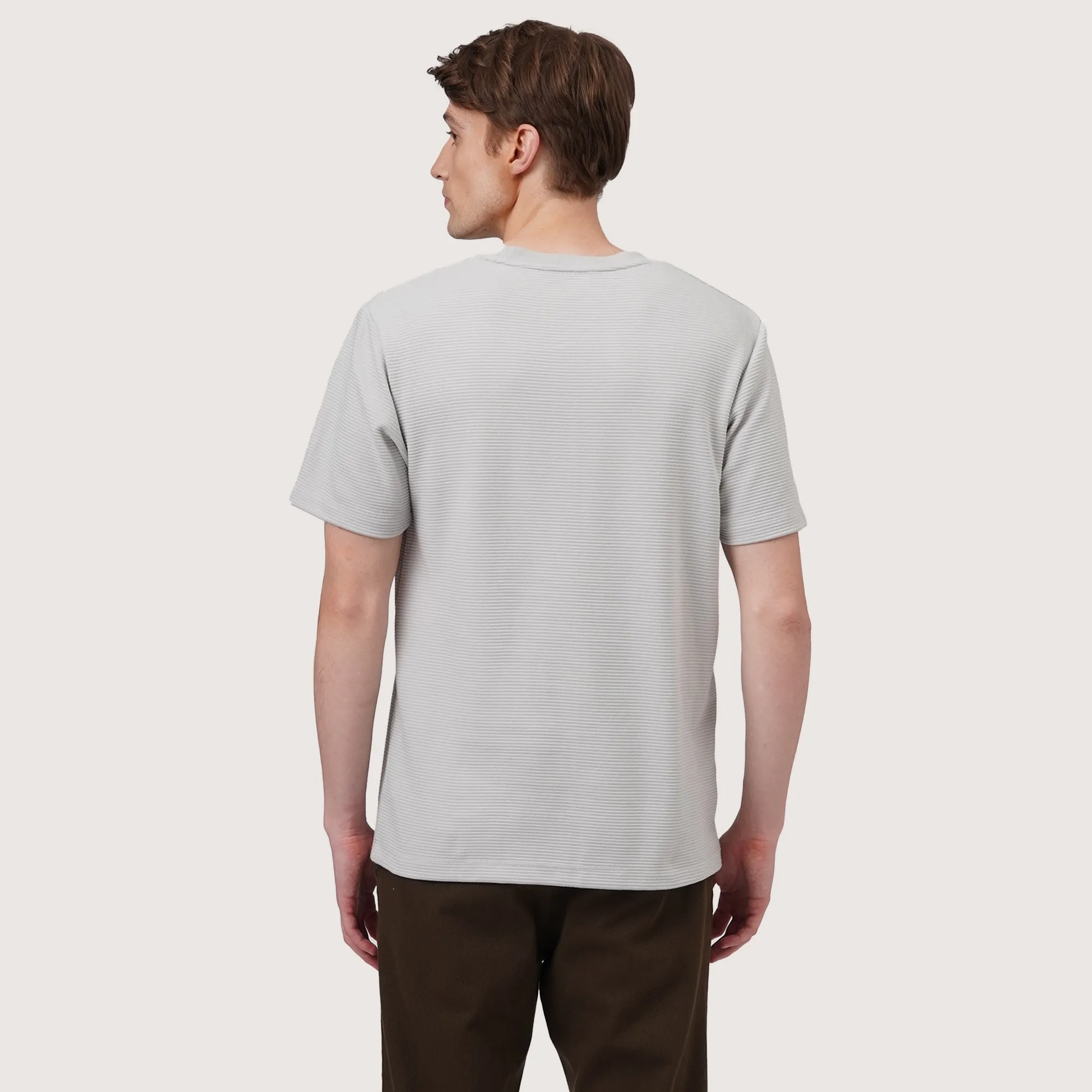 Regatta- Regular Fit Round Neck T-Shirt In Textured Knit