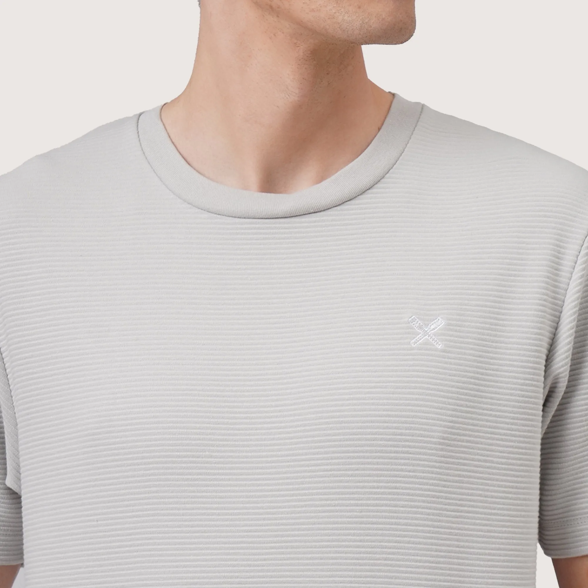 Regatta- Regular Fit Round Neck T-Shirt In Textured Knit