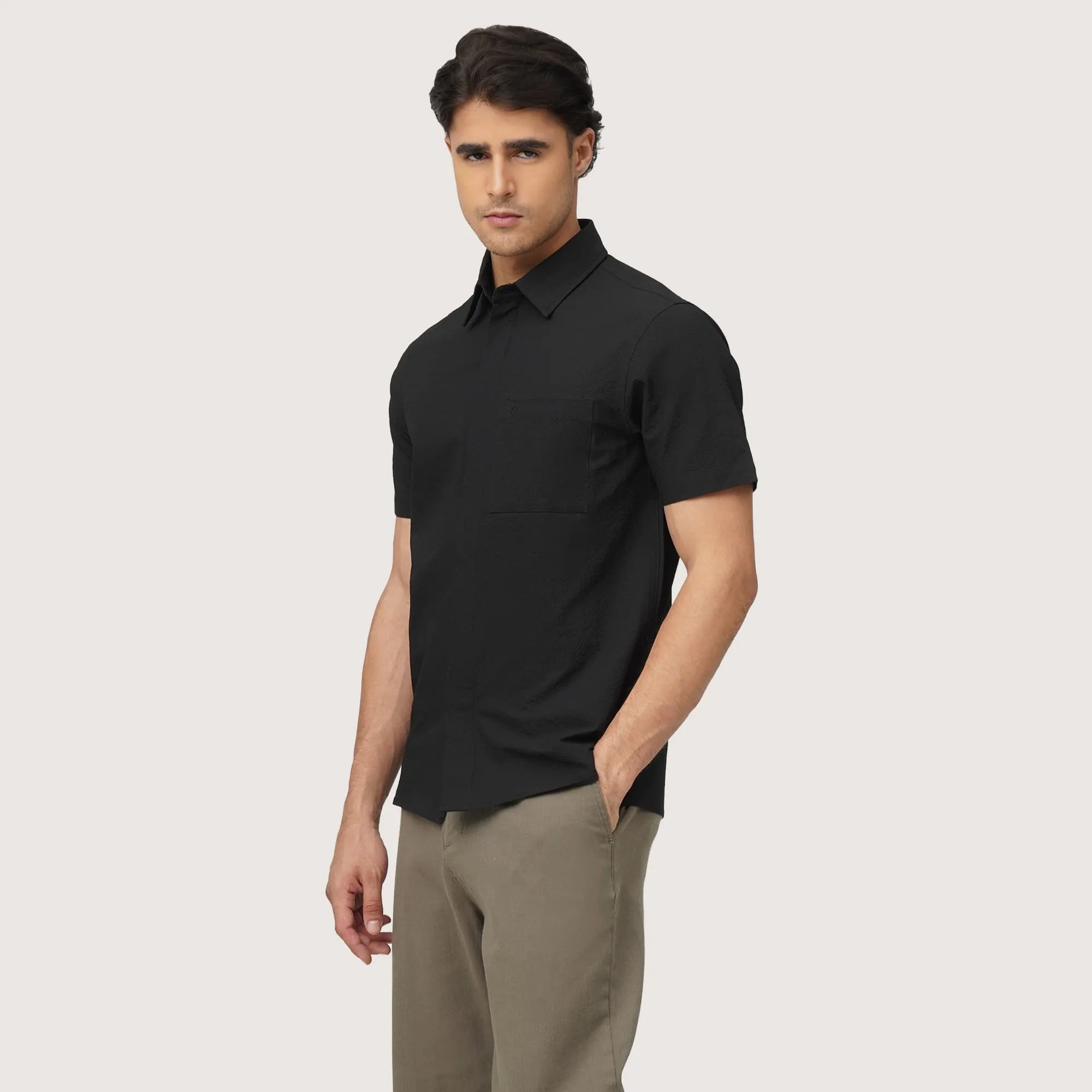 Regatta- Regular Fit Shirt With Concealed Placket