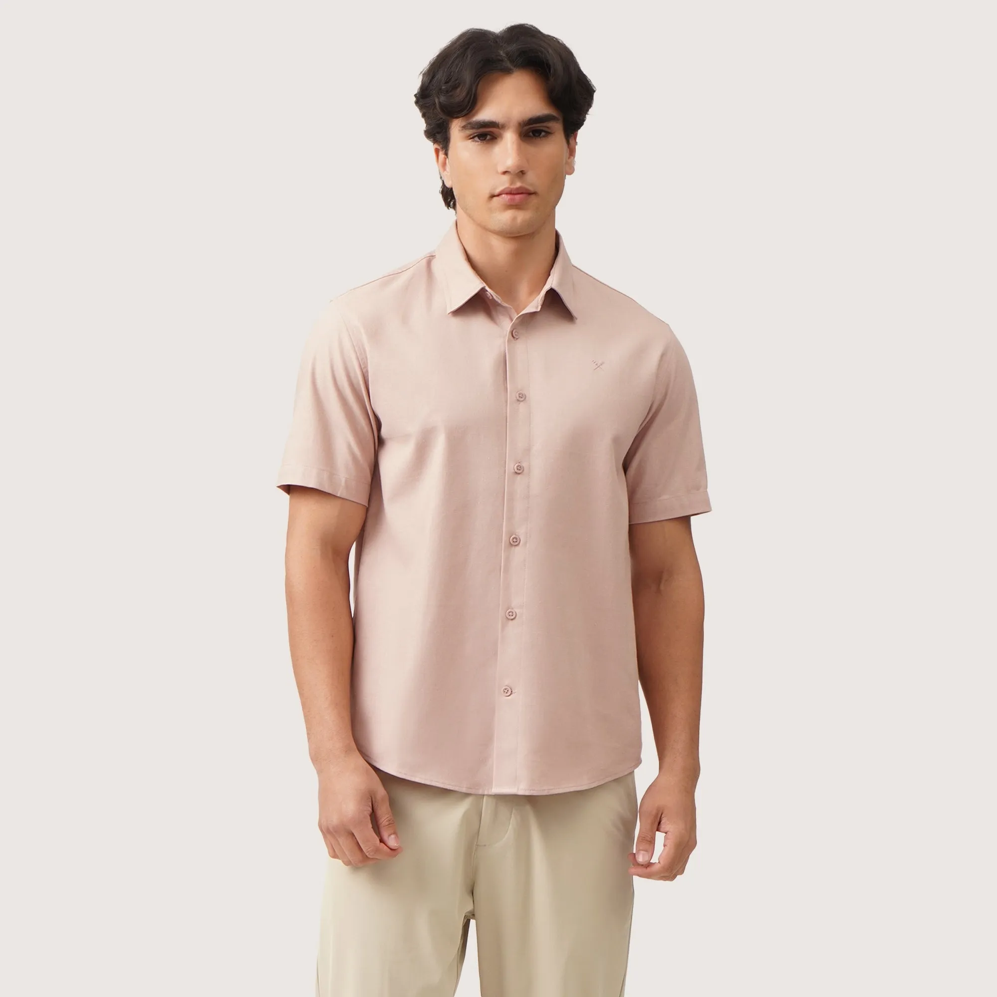 Regatta- Regular Fit Short Sleeve Shirt In Linen
