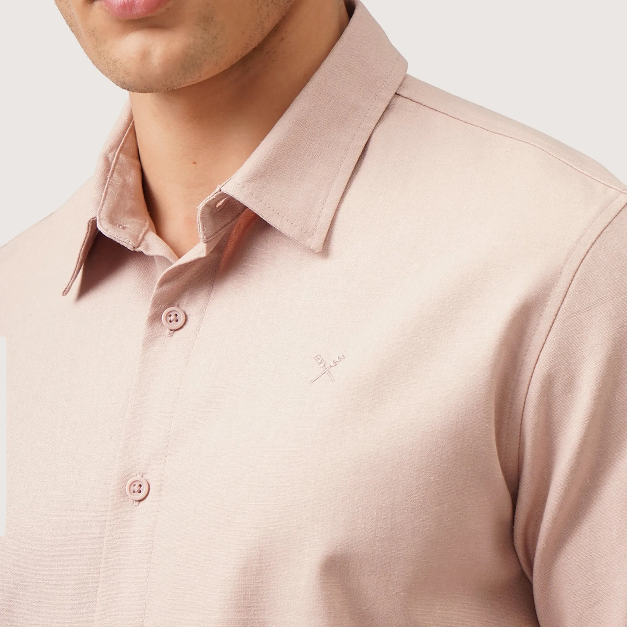 Regatta- Regular Fit Short Sleeve Shirt In Linen