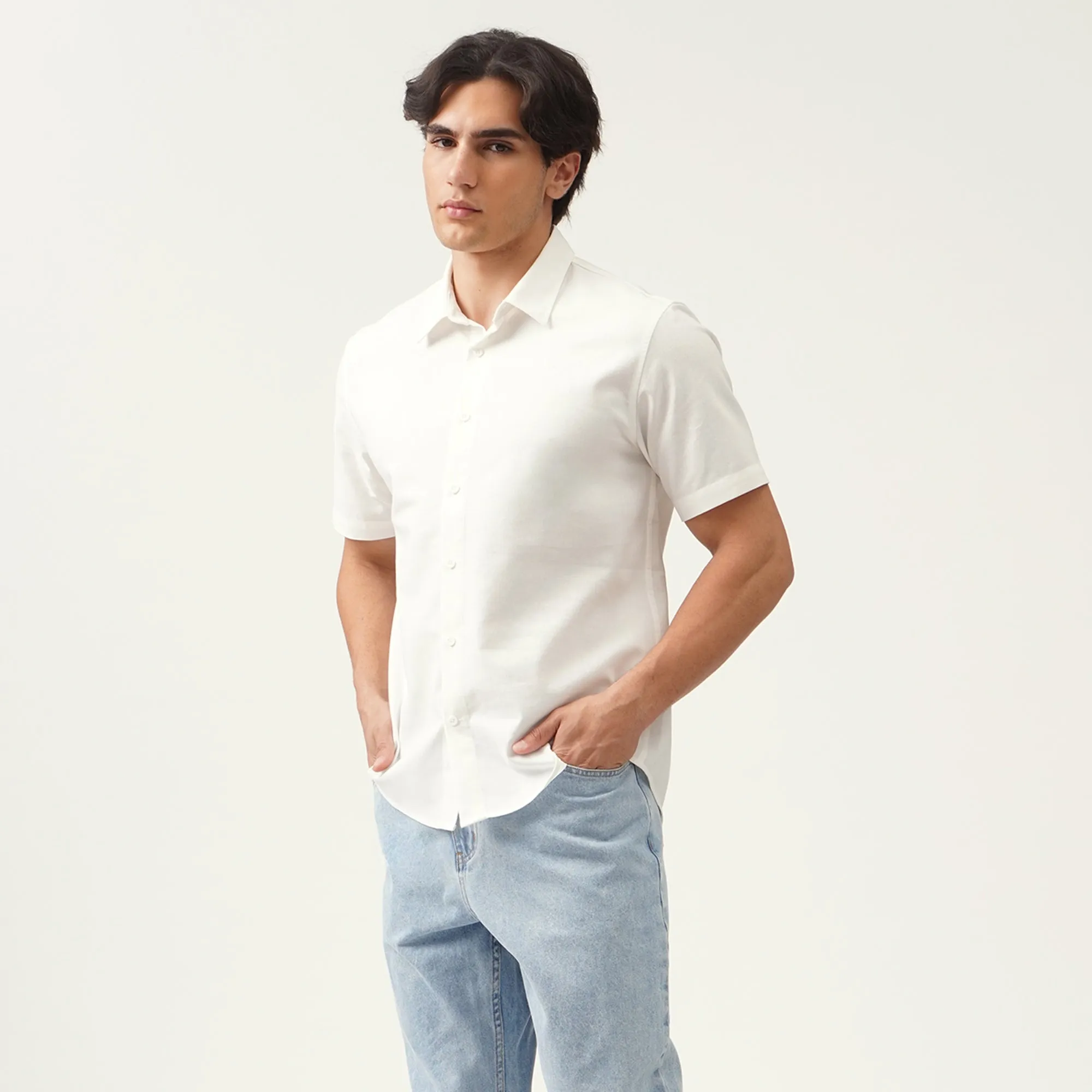 Regatta- Regular Fit Short Sleeve Shirt In Linen