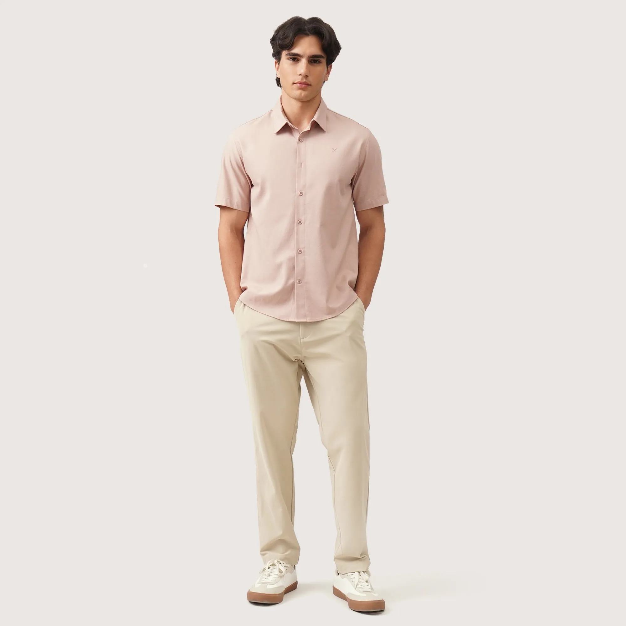 Regatta- Regular Fit Short Sleeve Shirt In Linen