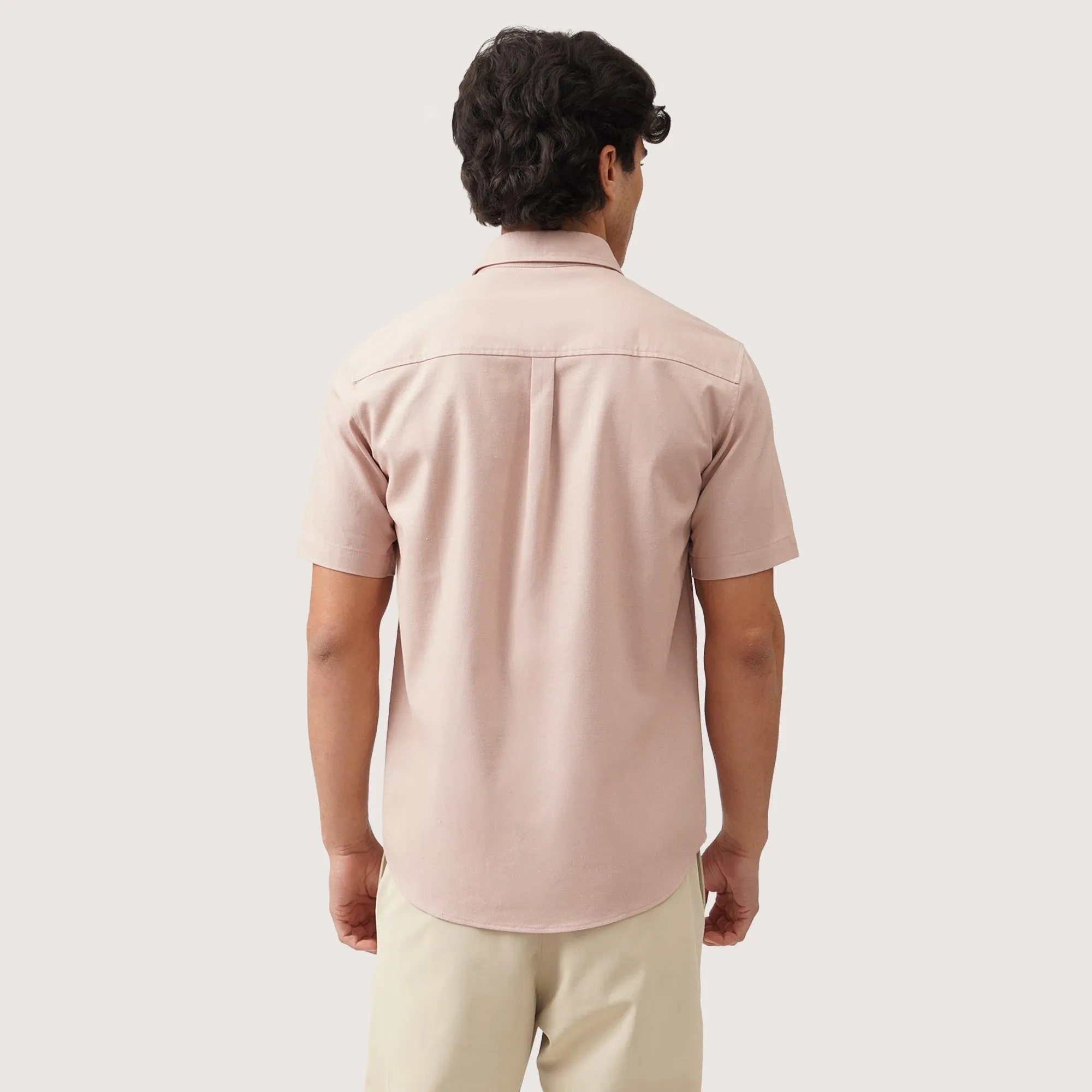 Regatta- Regular Fit Short Sleeve Shirt In Linen