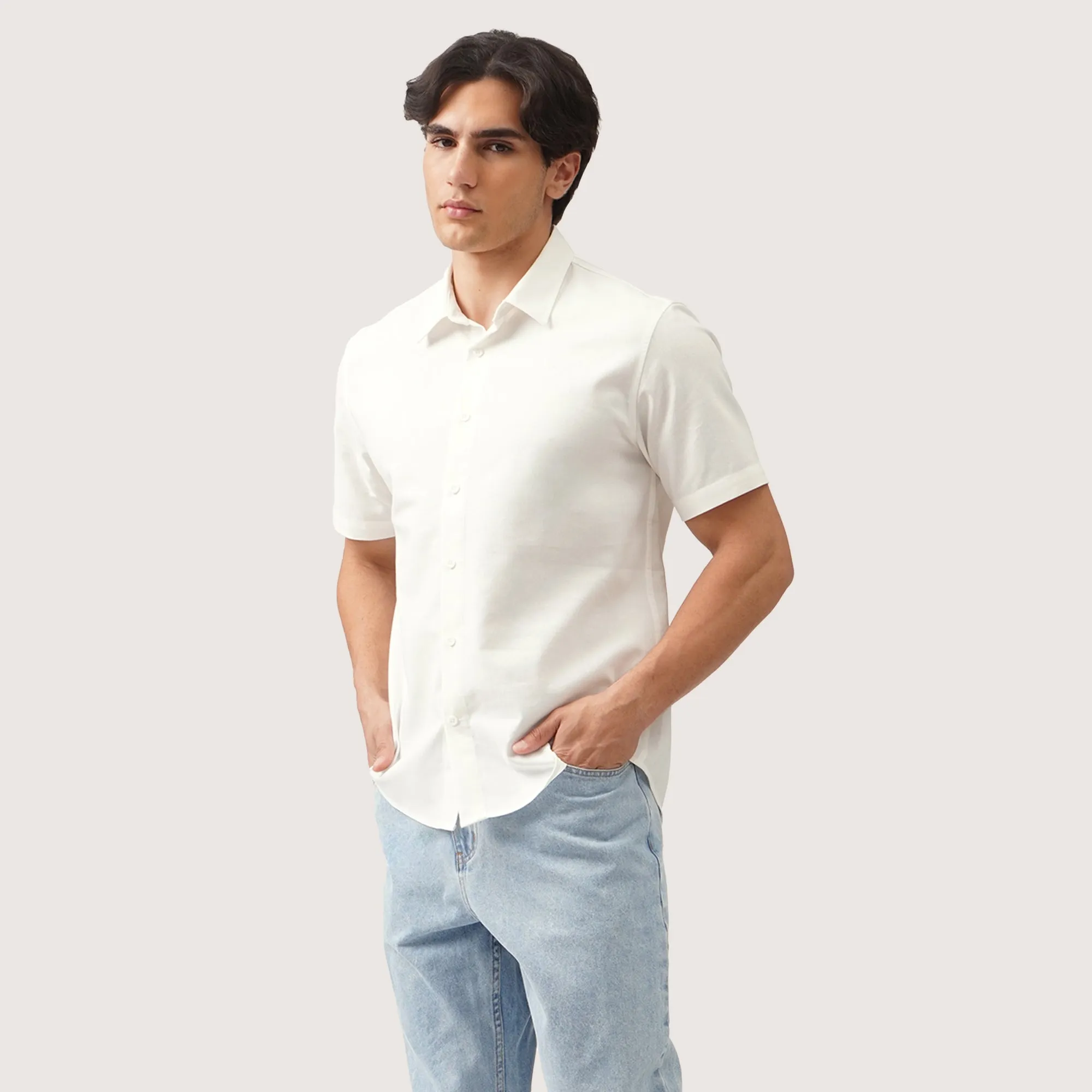Regatta- Regular Fit Short Sleeve Shirt In Linen