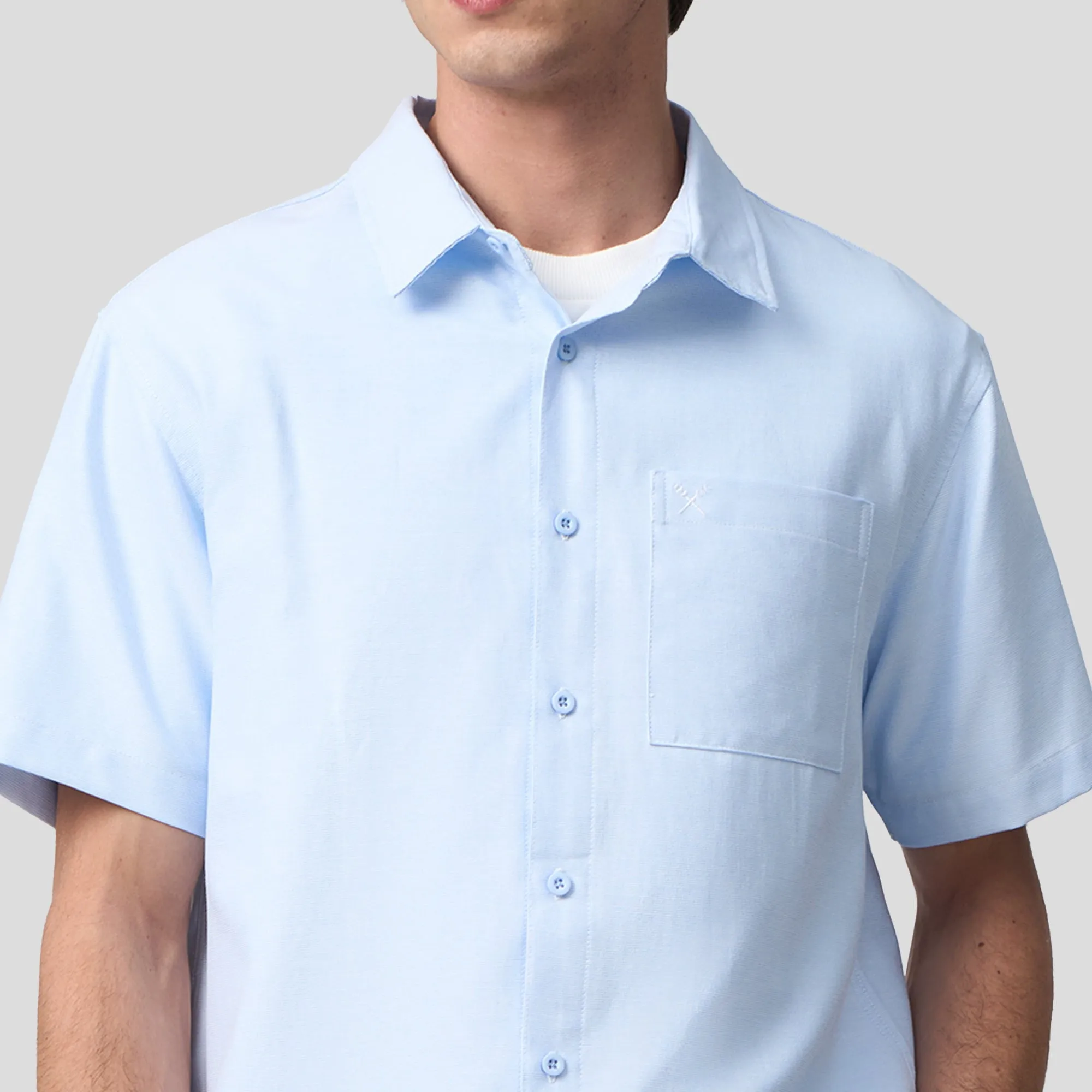 Regatta- Regular Fit Short Sleeve Shirt With Patch Pocket In Oxford