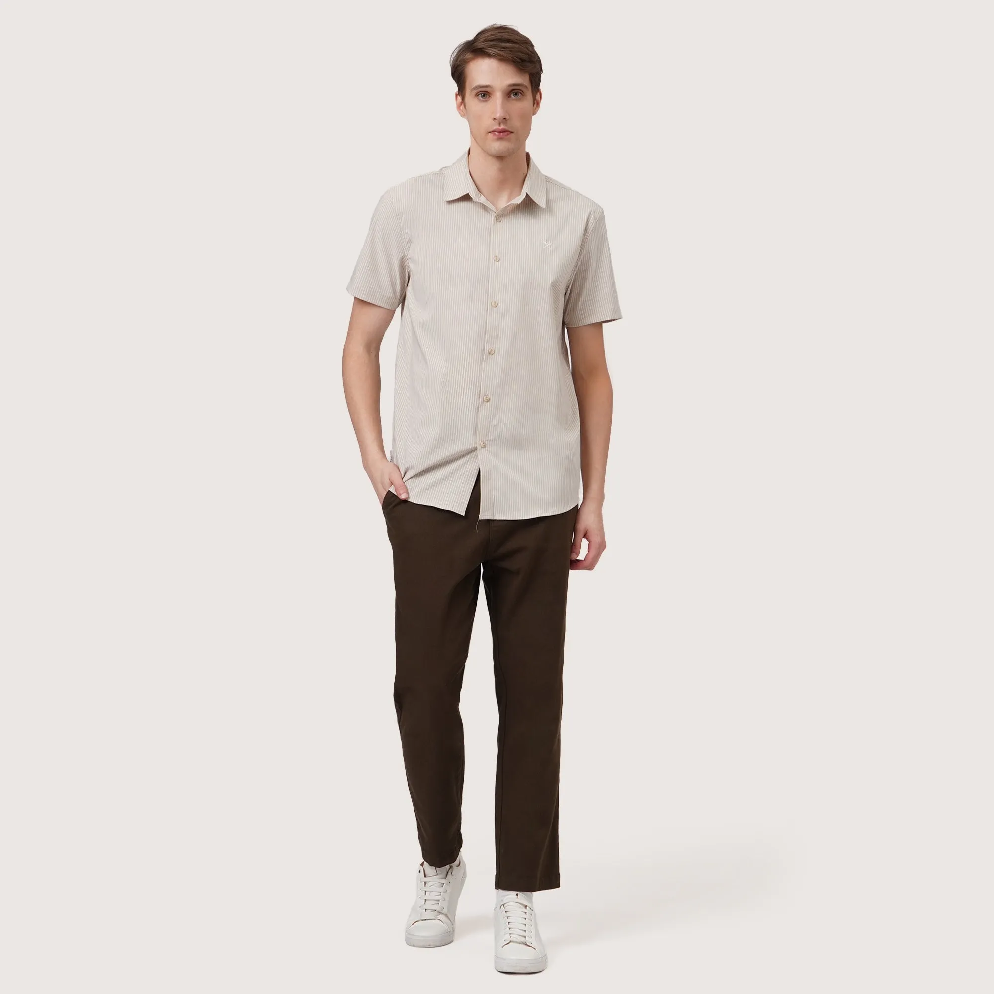 Regatta- Regular Fit Short Sleeves Pinstripe Shirt