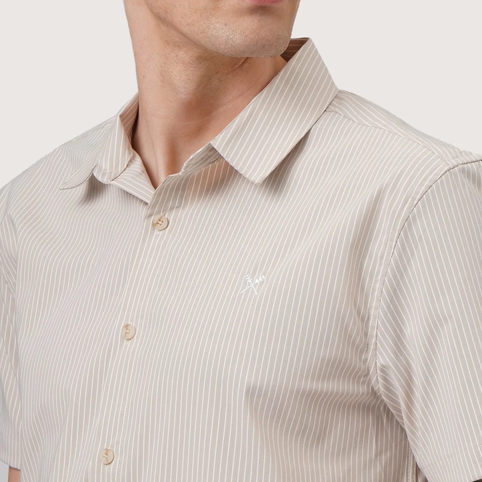Regatta- Regular Fit Short Sleeves Pinstripe Shirt
