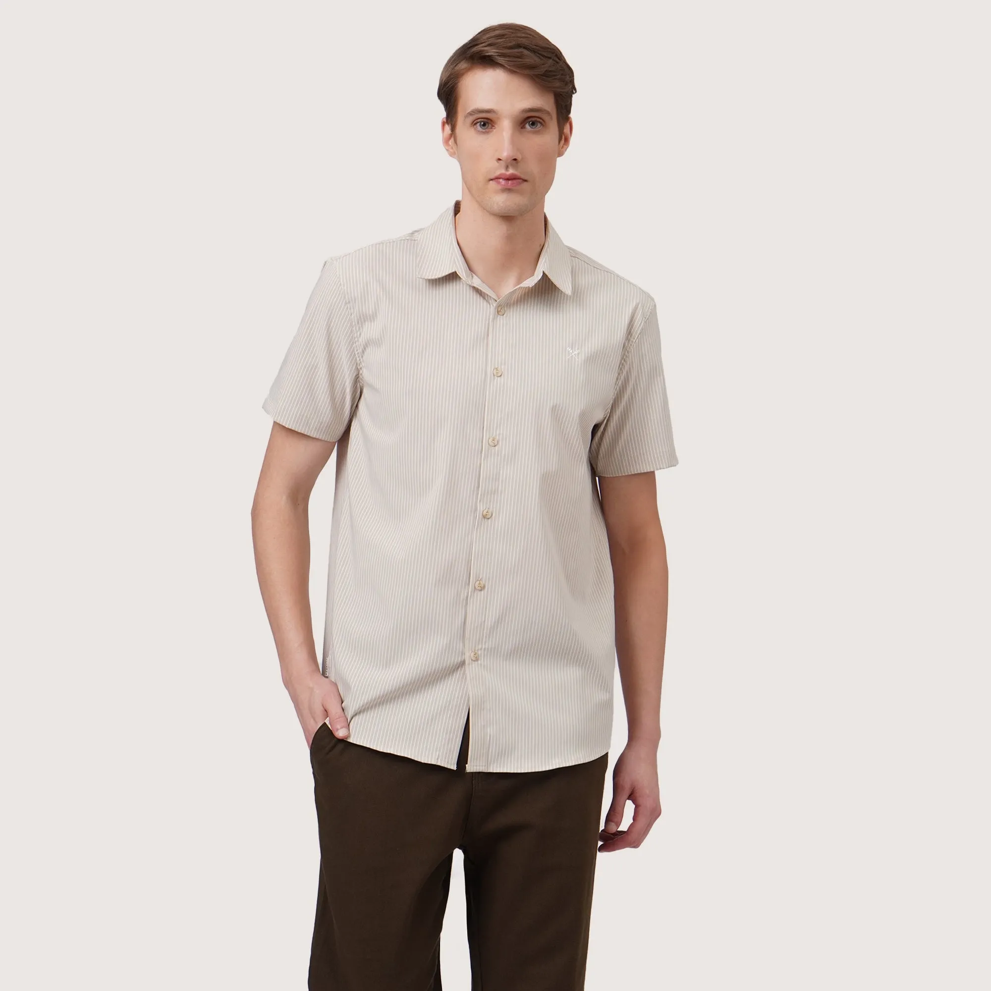Regatta- Regular Fit Short Sleeves Pinstripe Shirt
