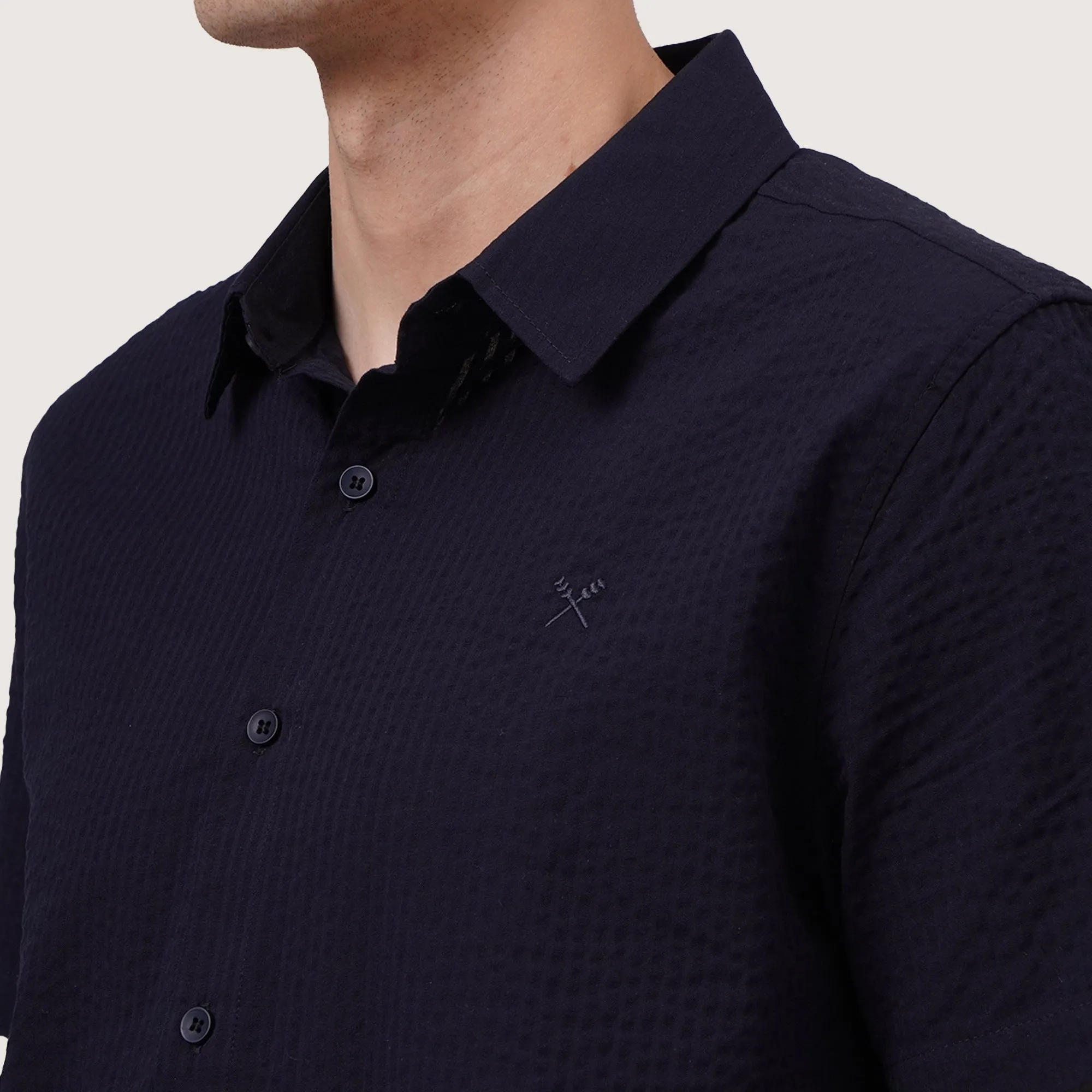 Regatta- Regular Fit Short Sleeves Shirt In Seersucker Fabric